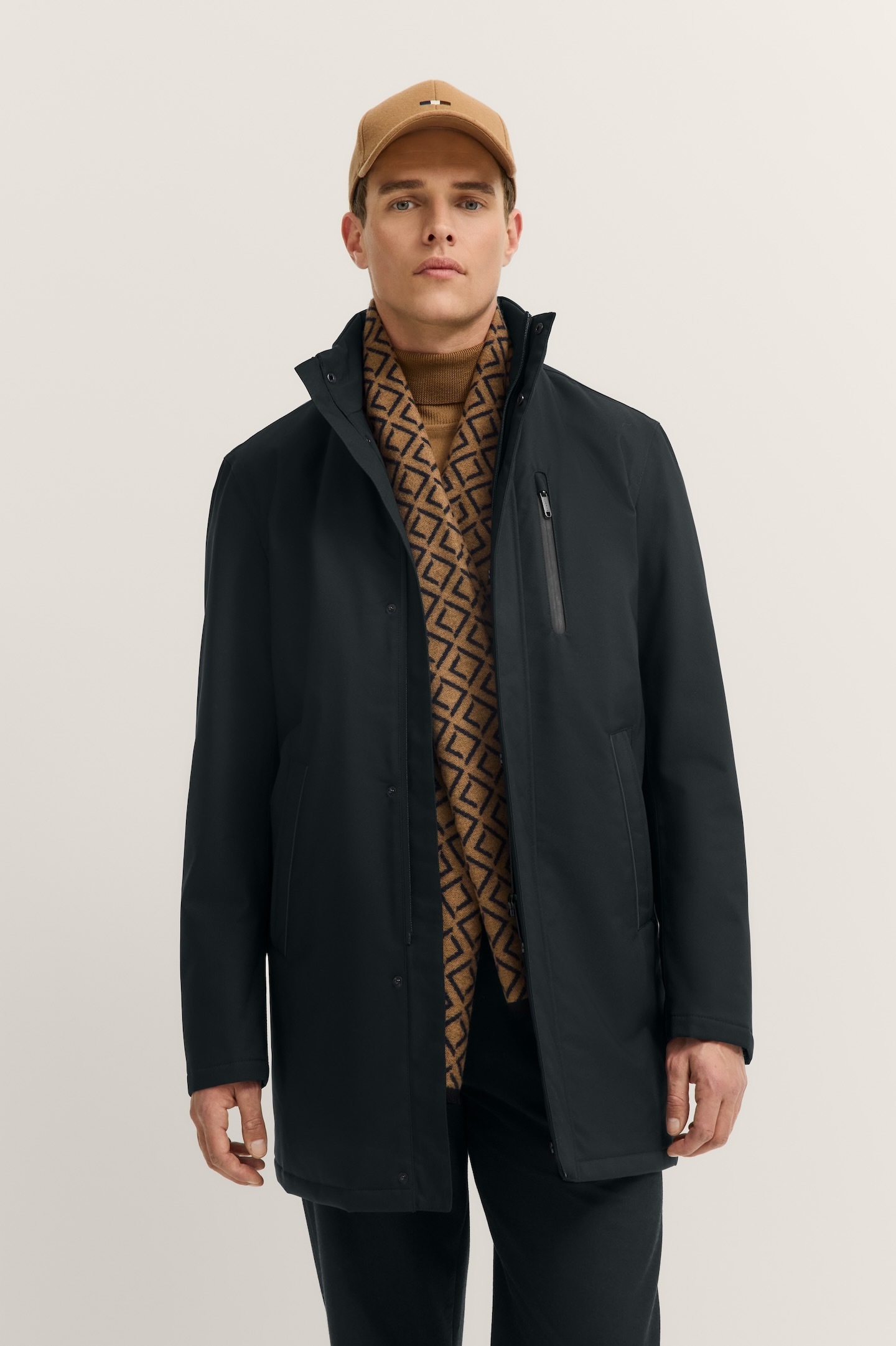 bugatti Regenmantel "Rainseries", Modern Fit wasserdicht und atmungsaktiv günstig online kaufen