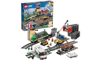 LEGO® Konstruktionsspielsteine »Güterzug (60198), LEGO® City«, (1226 St.) kaufen