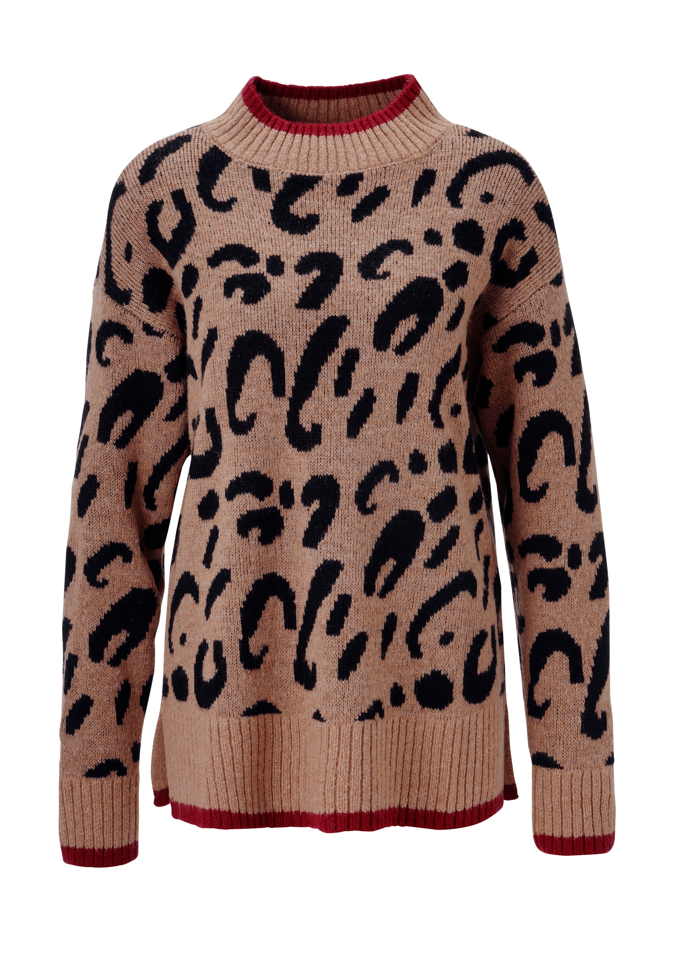 Aniston CASUAL Strickpullover, im extravaganten Animal-Muster - NEUE KOLLEKTION