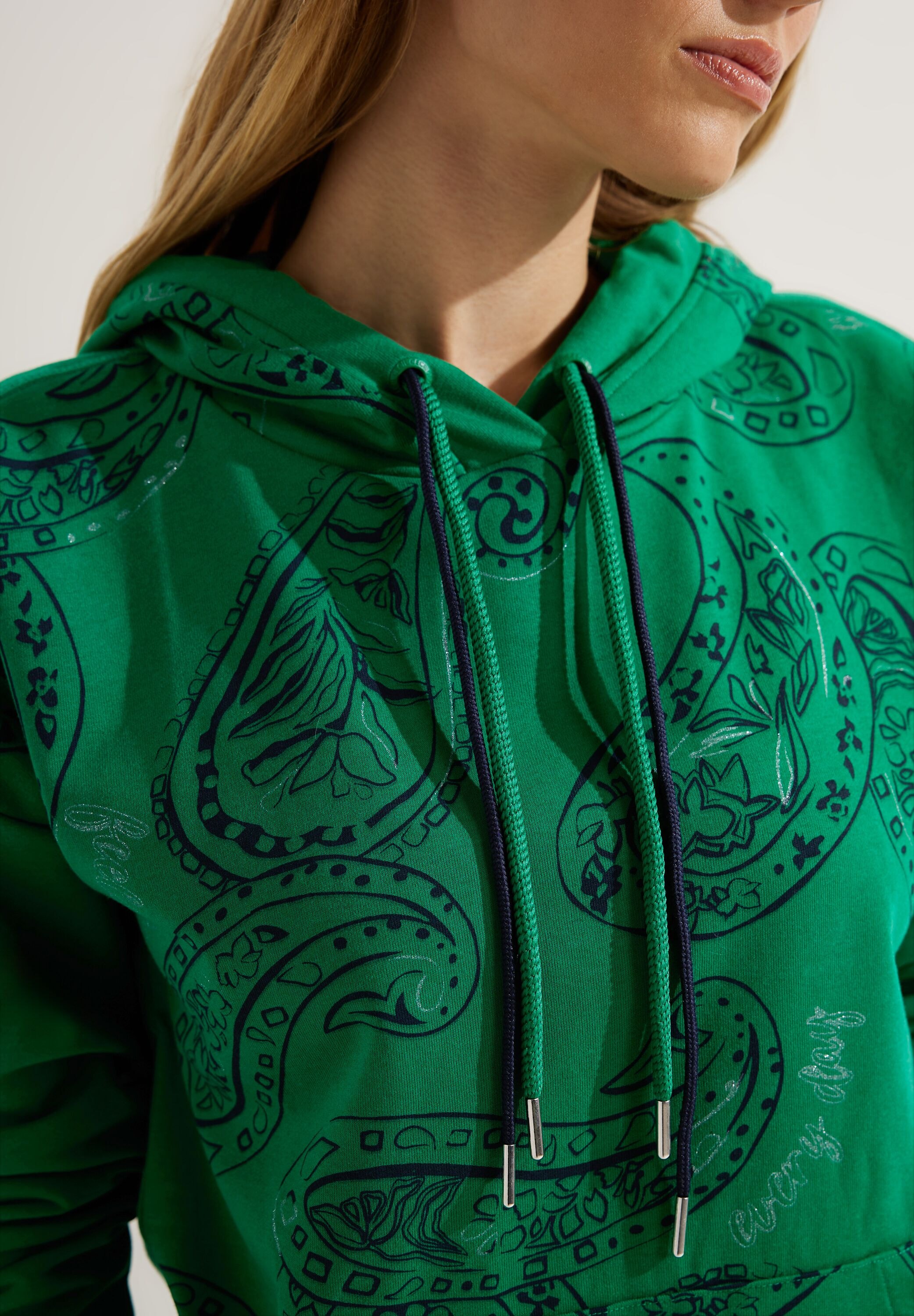 Cecil Print-Shirt »Paisley Print Shirt with Hoody« für bestellen | BAUR