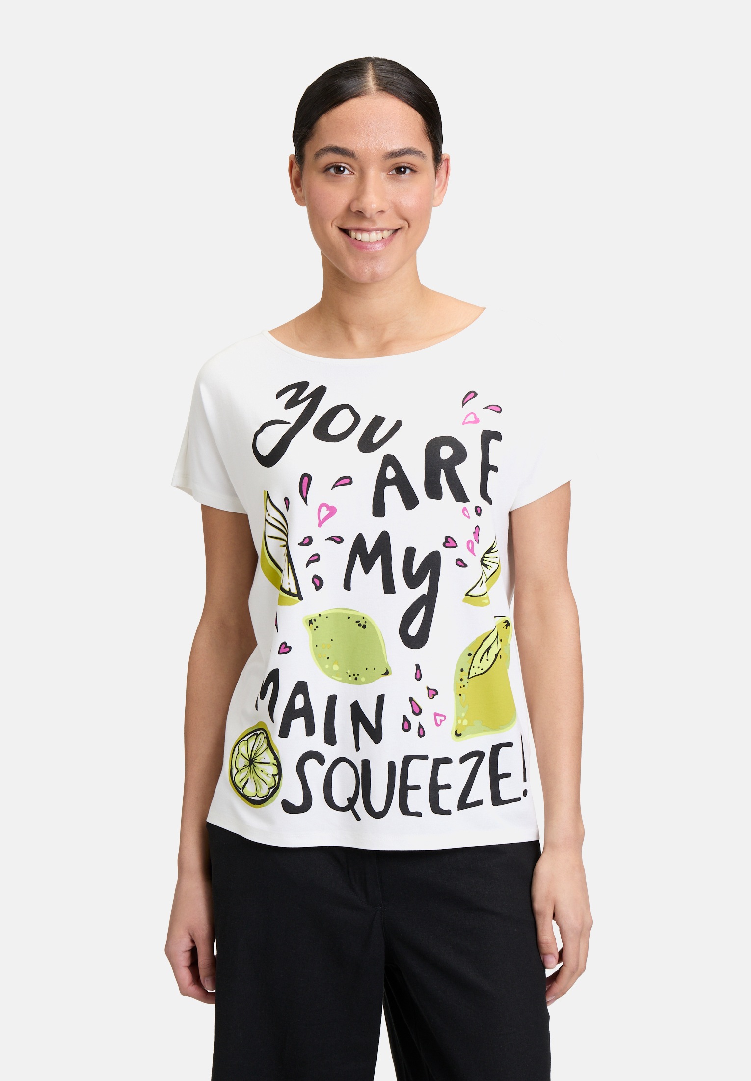 Betty Barclay Kurzarmshirt »Damen mit U-Boot-Ausschnitt« 1 Stk. Druck