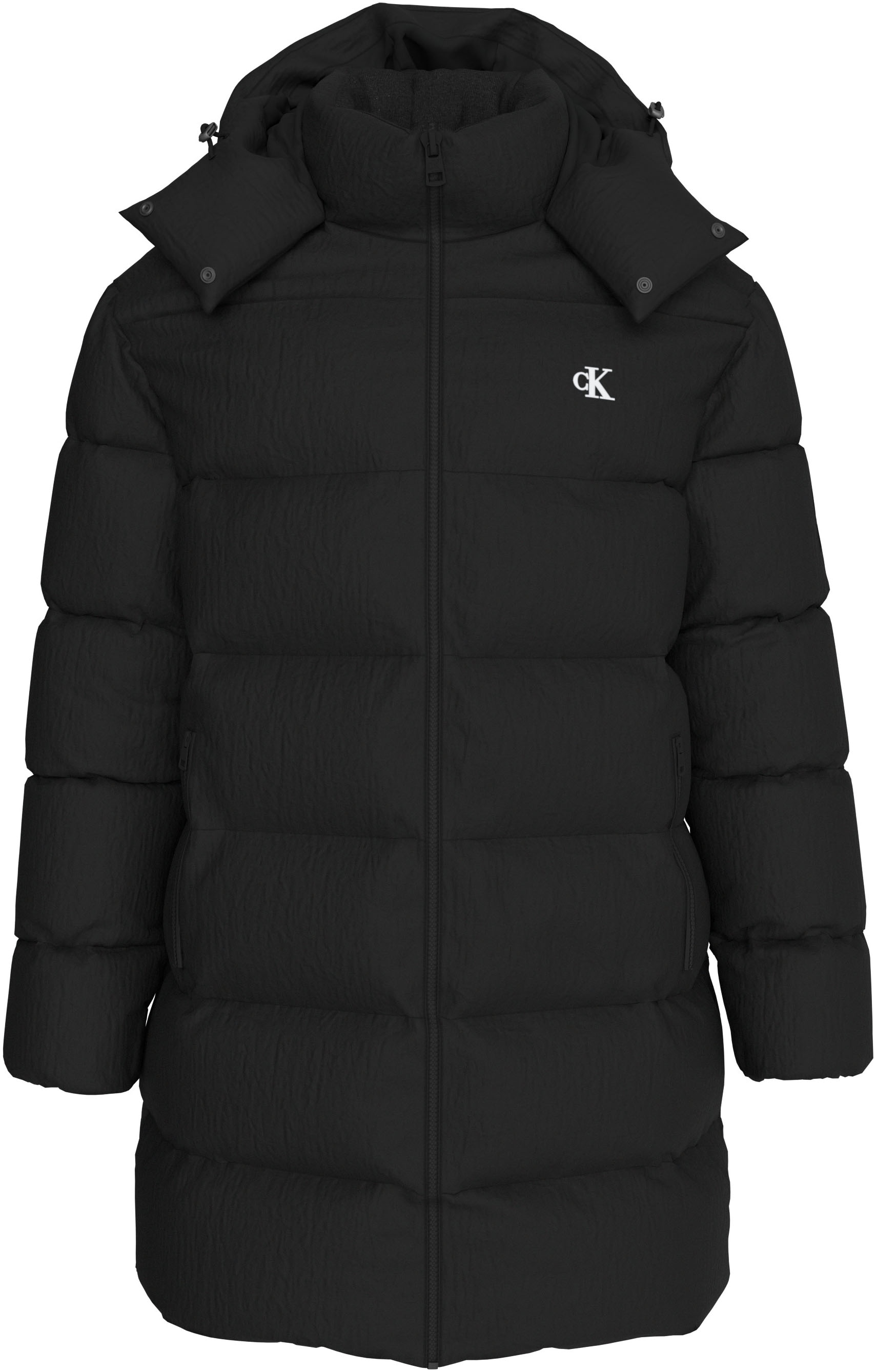 Calvin Klein Jeans Langjacke "ESSENTIALS DOWN LONG PARKA", mit Kapuze, mit günstig online kaufen