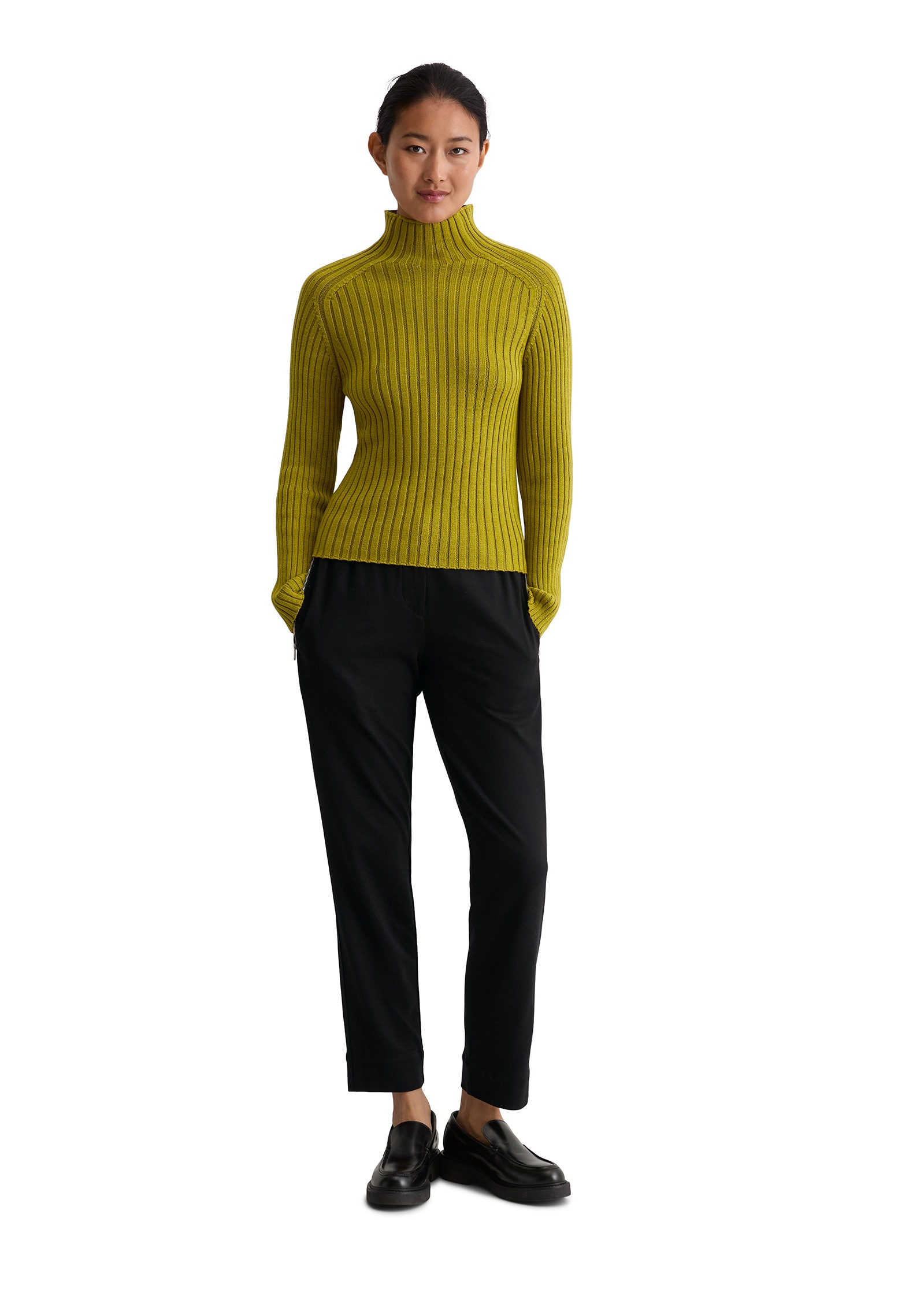 Marc O'Polo Stehkragenpullover »aus Heavy Weight Cotton«