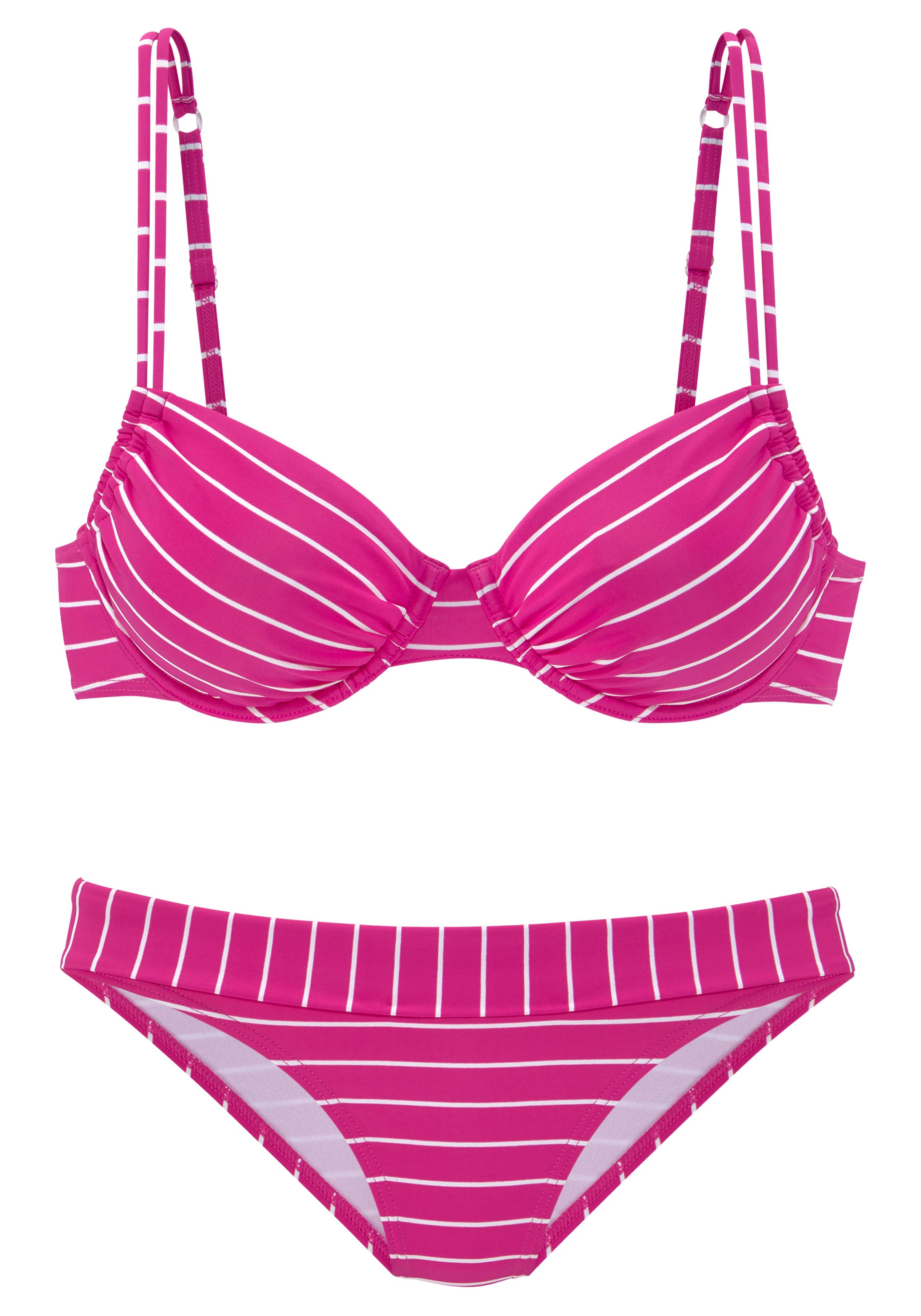 | im Vivance Steifen-Design bestellen online Bügel-Bikini, BAUR
