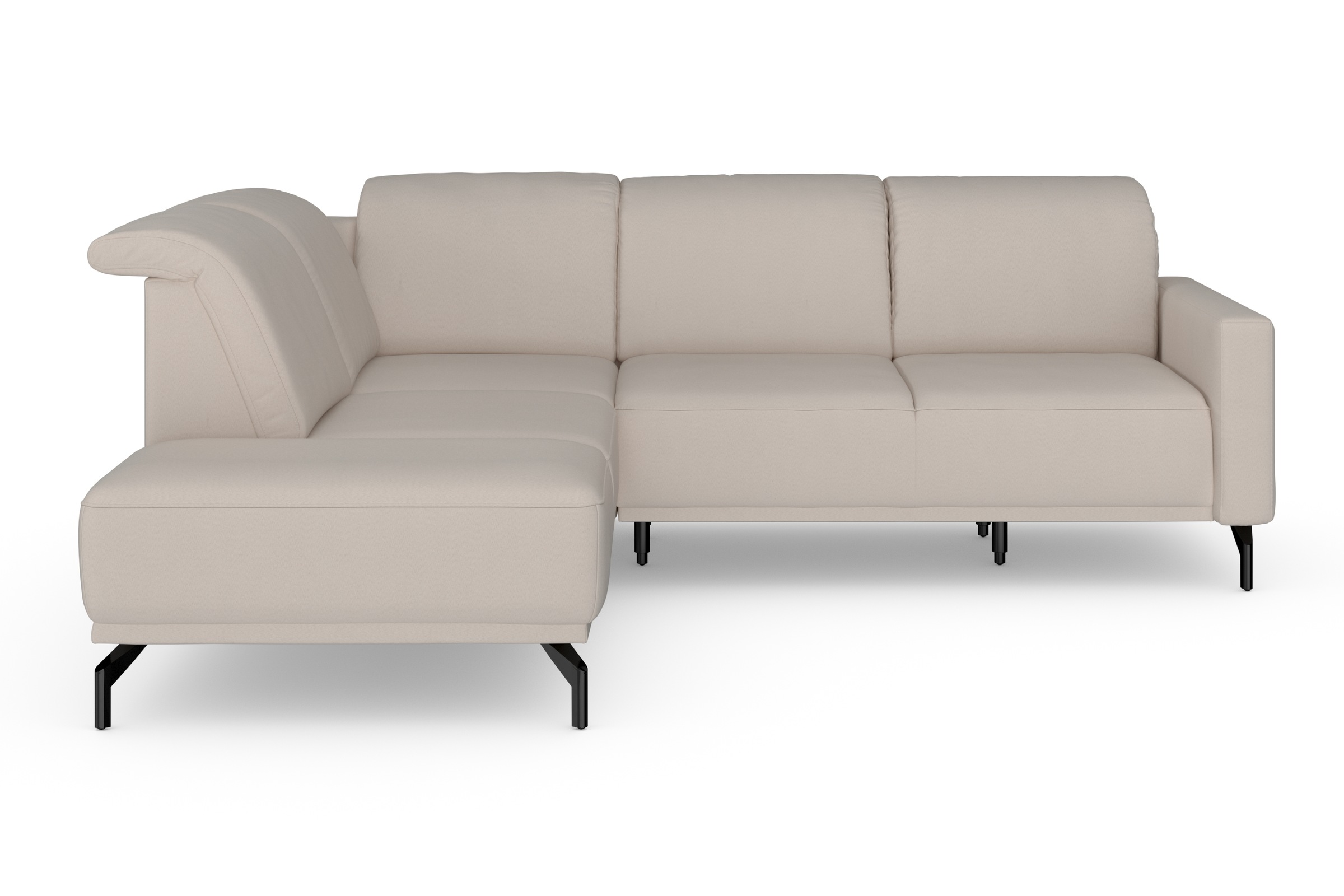 sit&more Ecksofa »Bailando L-Form«, wahlweise mit Kopfteilverstellung und Vorziehsitz, motorisch