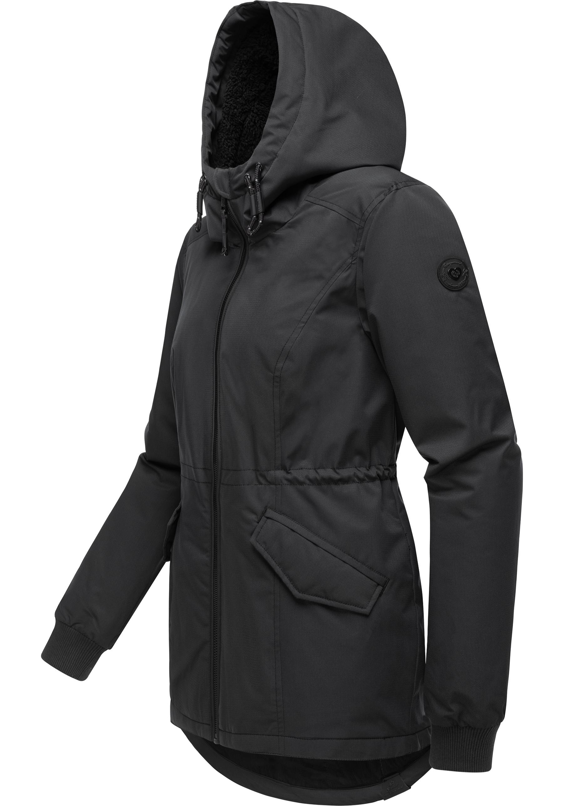 Ragwear Winterjacke »Dowey Warm Rain«, (1 St.), mit Kapuze, Wasserdichte Damen Jacke für den Winter