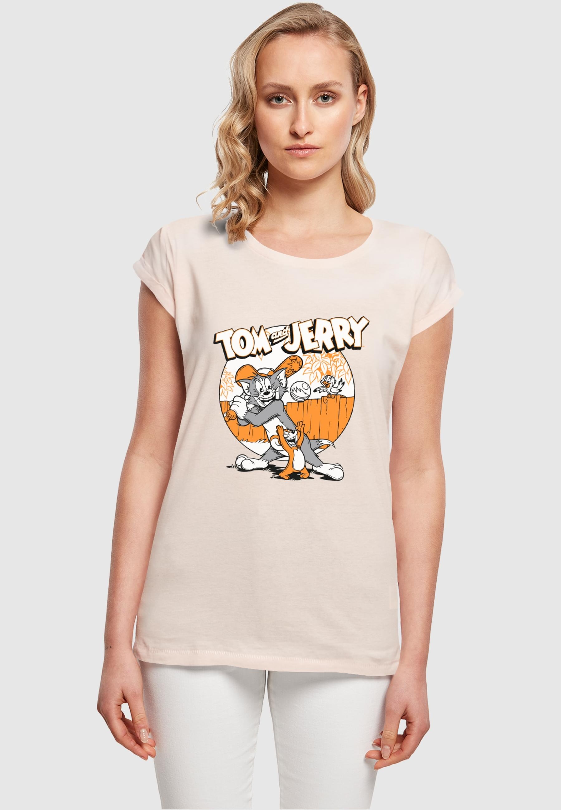 ABSOLUTE CULT T-Shirt »ABSOLUTE CULT Damen Ladies Tom and Jerry - Baseball T-Shirt«