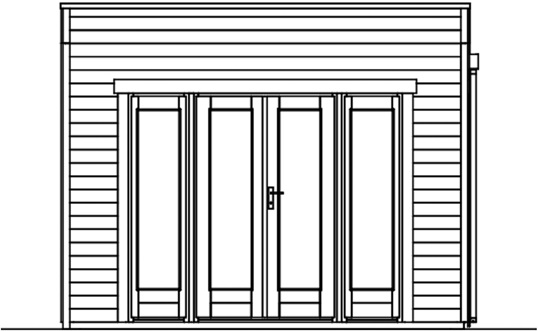 Skanholz Gartenhaus »Tokio 2«, doppelschalig