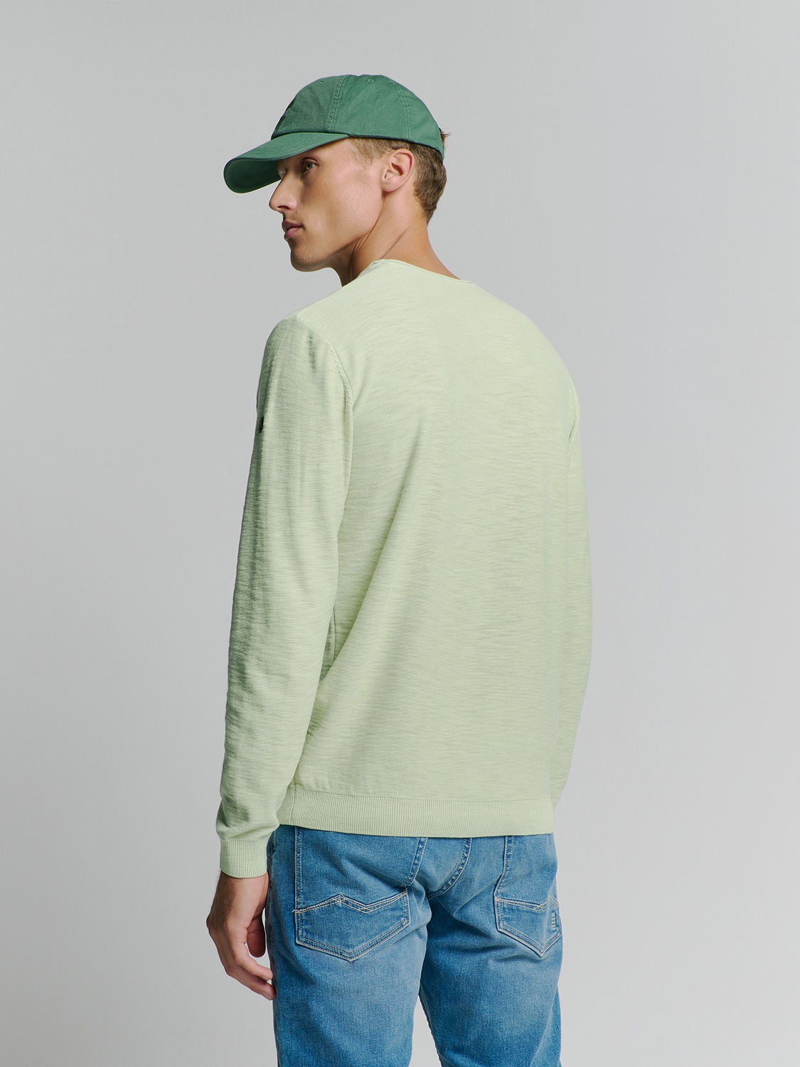 NO EXCESS Rundhalspullover »No Excess Pullover mit Rundhalsausschnitt«