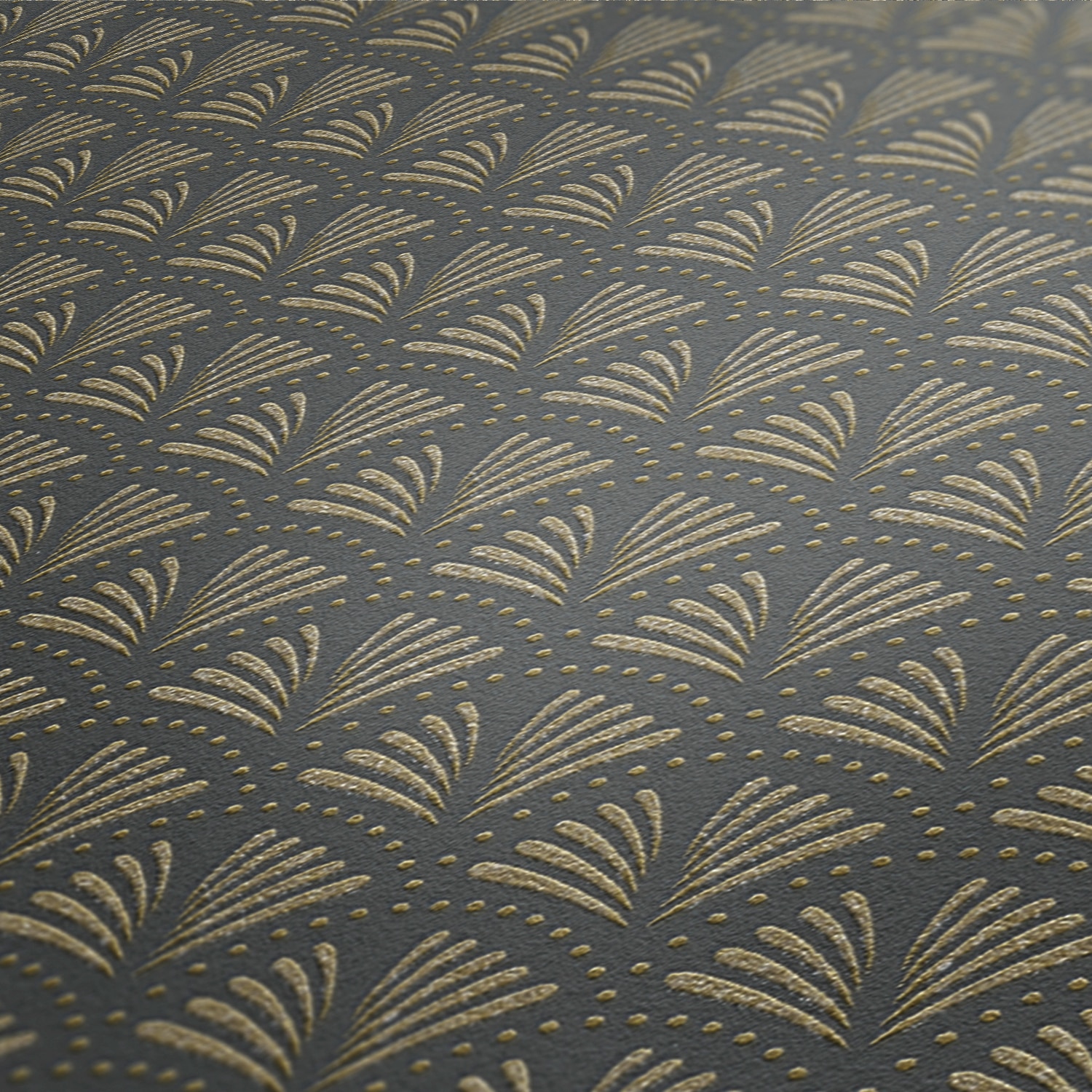 A.S. Création Vliestapete »Trendwall«, gemustert-Motiv-abstrakt, Glitzertapete Tapete Art Deco Tapeten Wohnzimmer Schlafzimmer Küche