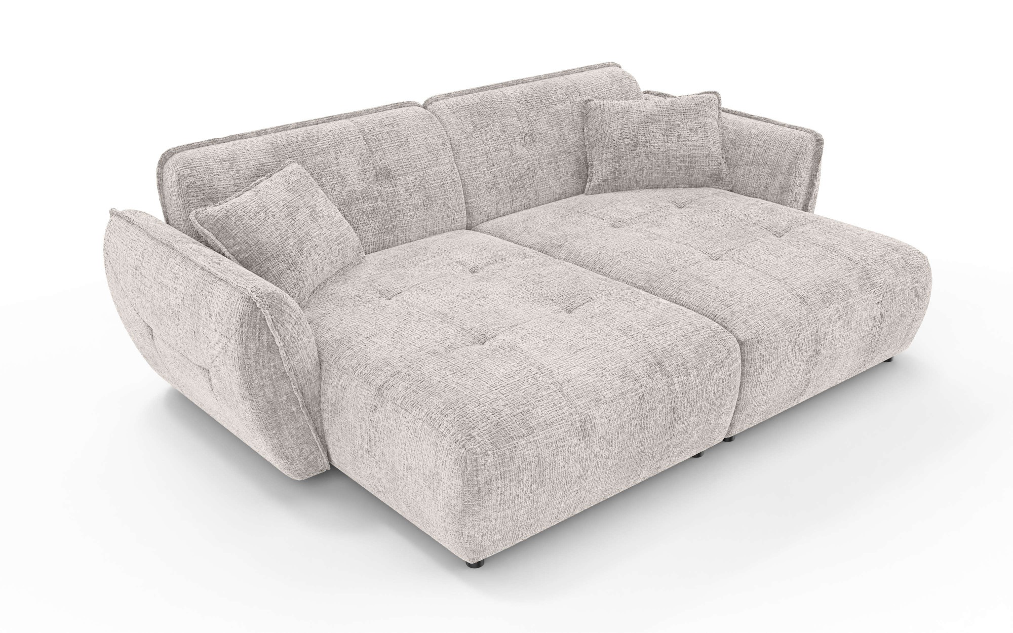 Home affaire Big-Sofa "MIRELDA Design-Sofa mit Steppungen, extra tief, Brei günstig online kaufen