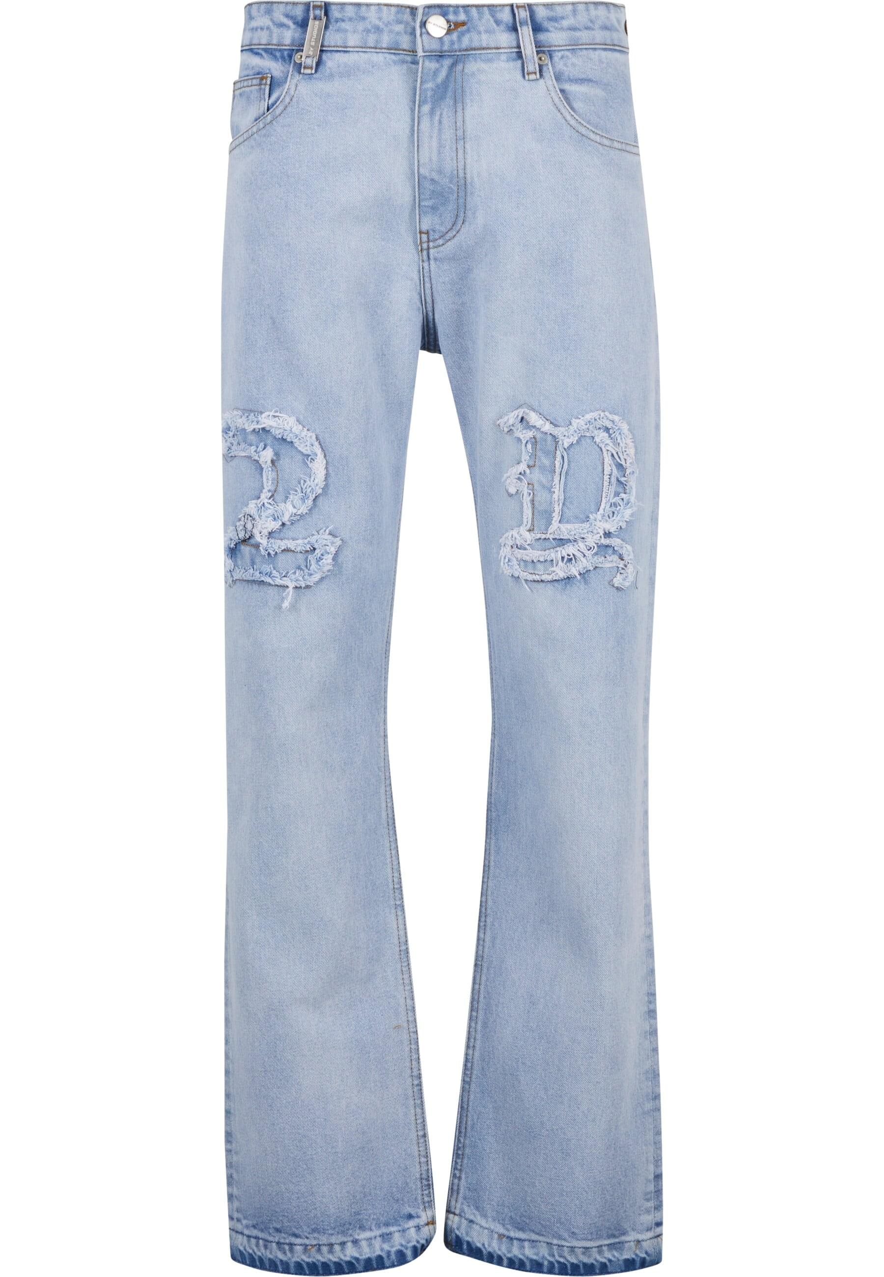 2Y Studios Bequeme Jeans "2Y Studios Durga Logo Straight Jeans" günstig online kaufen
