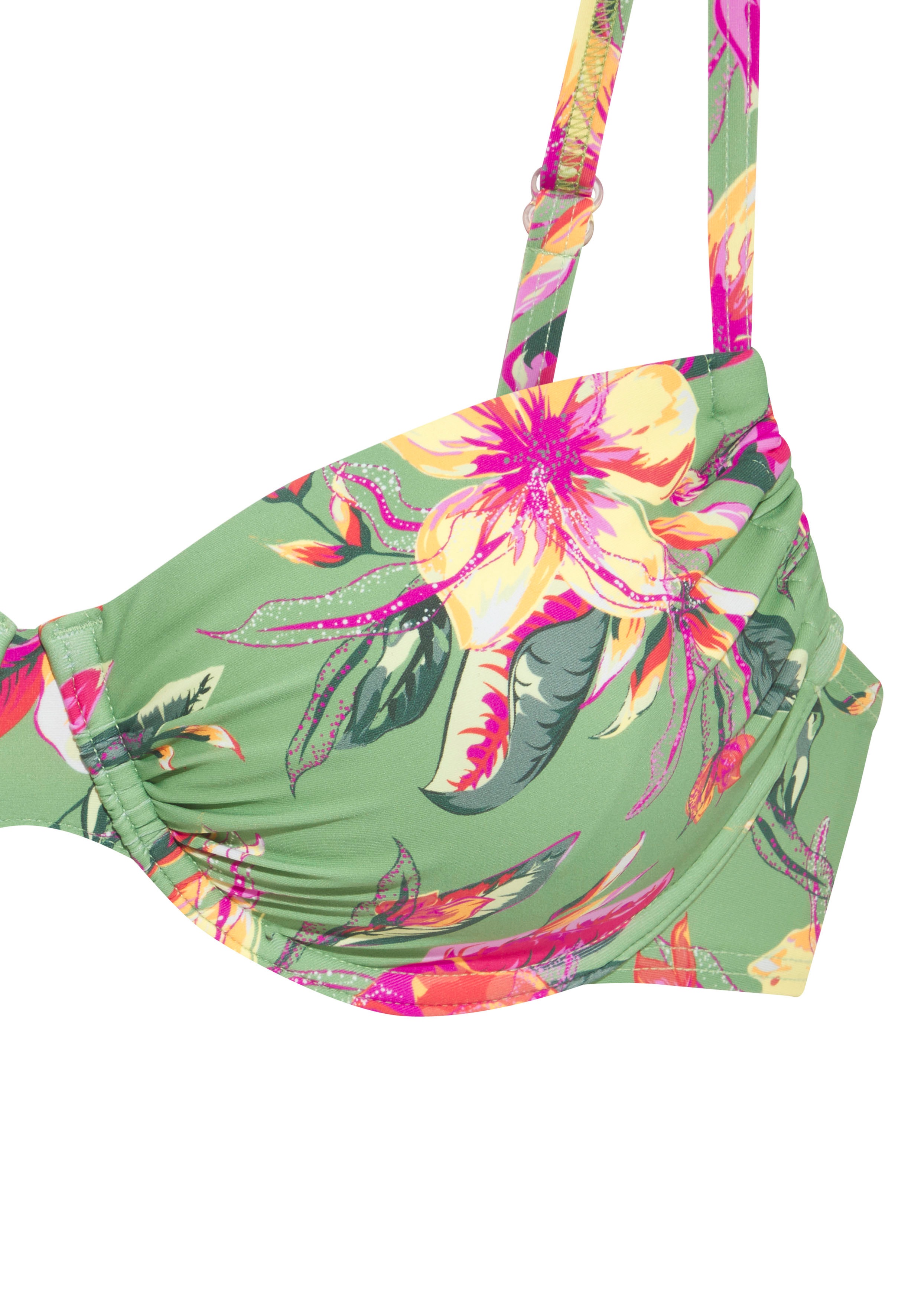 Thumbnail - LASCANA Bügel-Bikini-Top "Malia" mit tropischem Print
