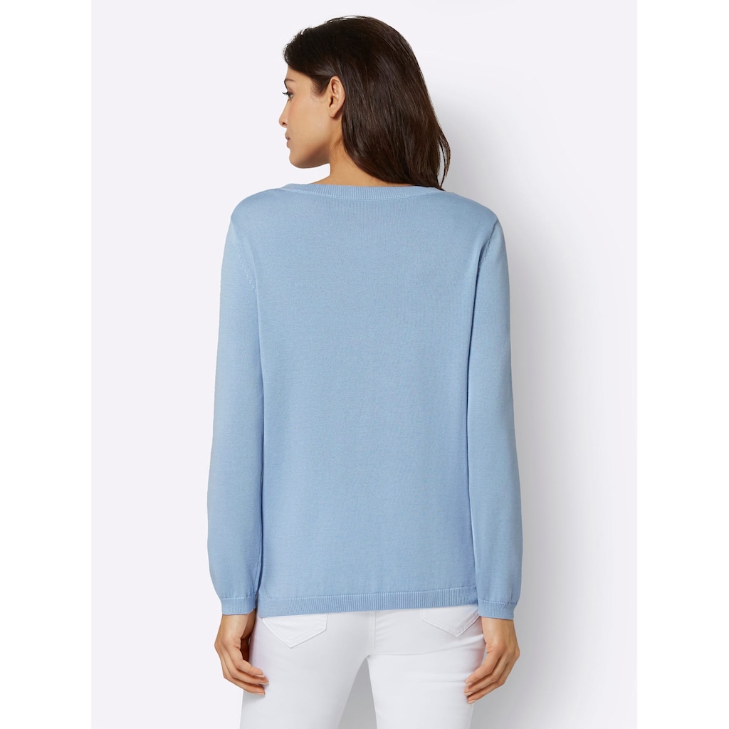 Inspirationen V-Ausschnitt-Pullover »Pullover«