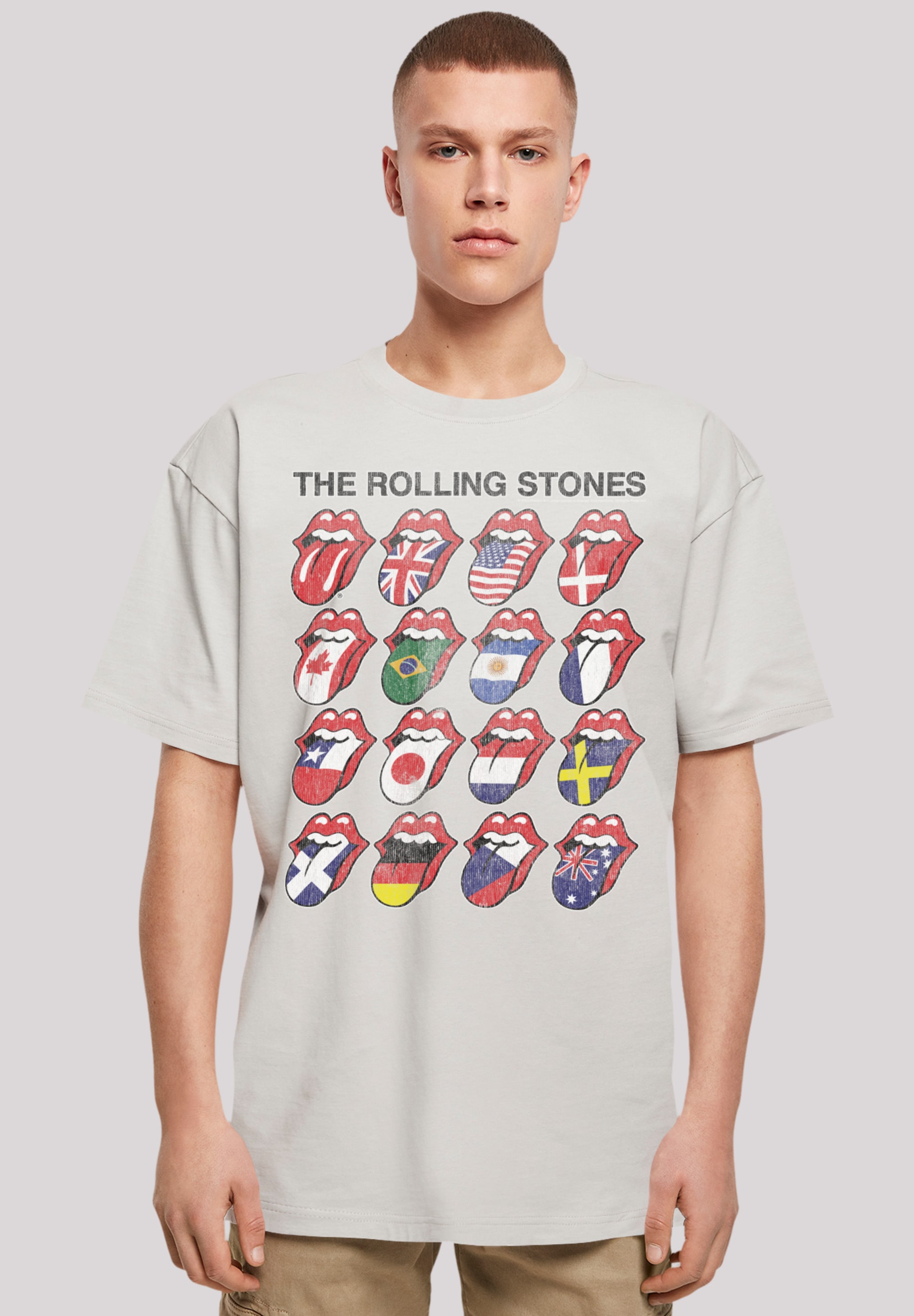 F4NT4STIC T-Shirt "The Rolling Stones Voodoo Lounge Tongues", Musik, Band, günstig online kaufen