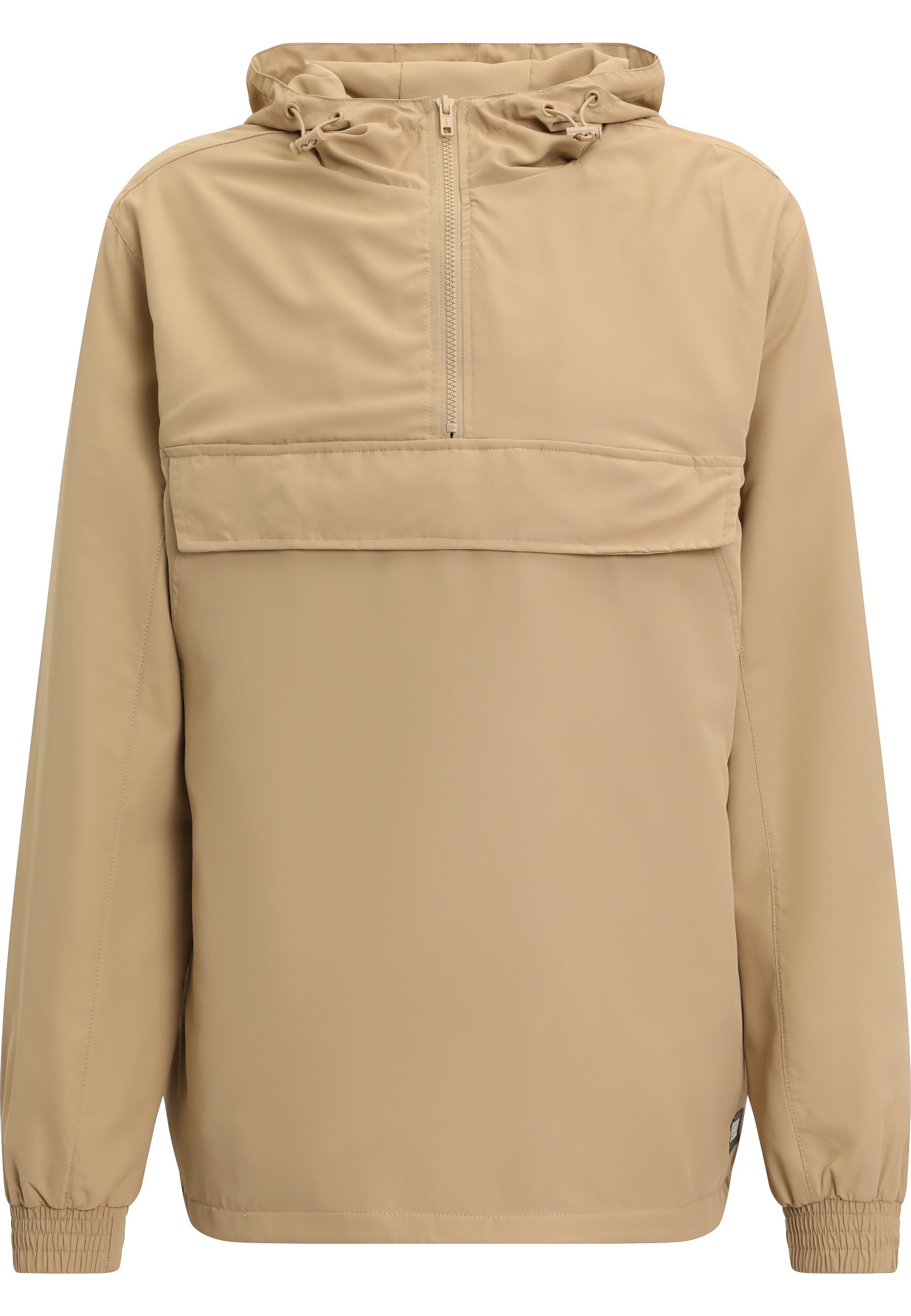 URBAN CLASSICS Anorak "Urban Classics Herren Recycled Basic Pull Over Jacket" 1 Stk. tlg. mit Kapuze