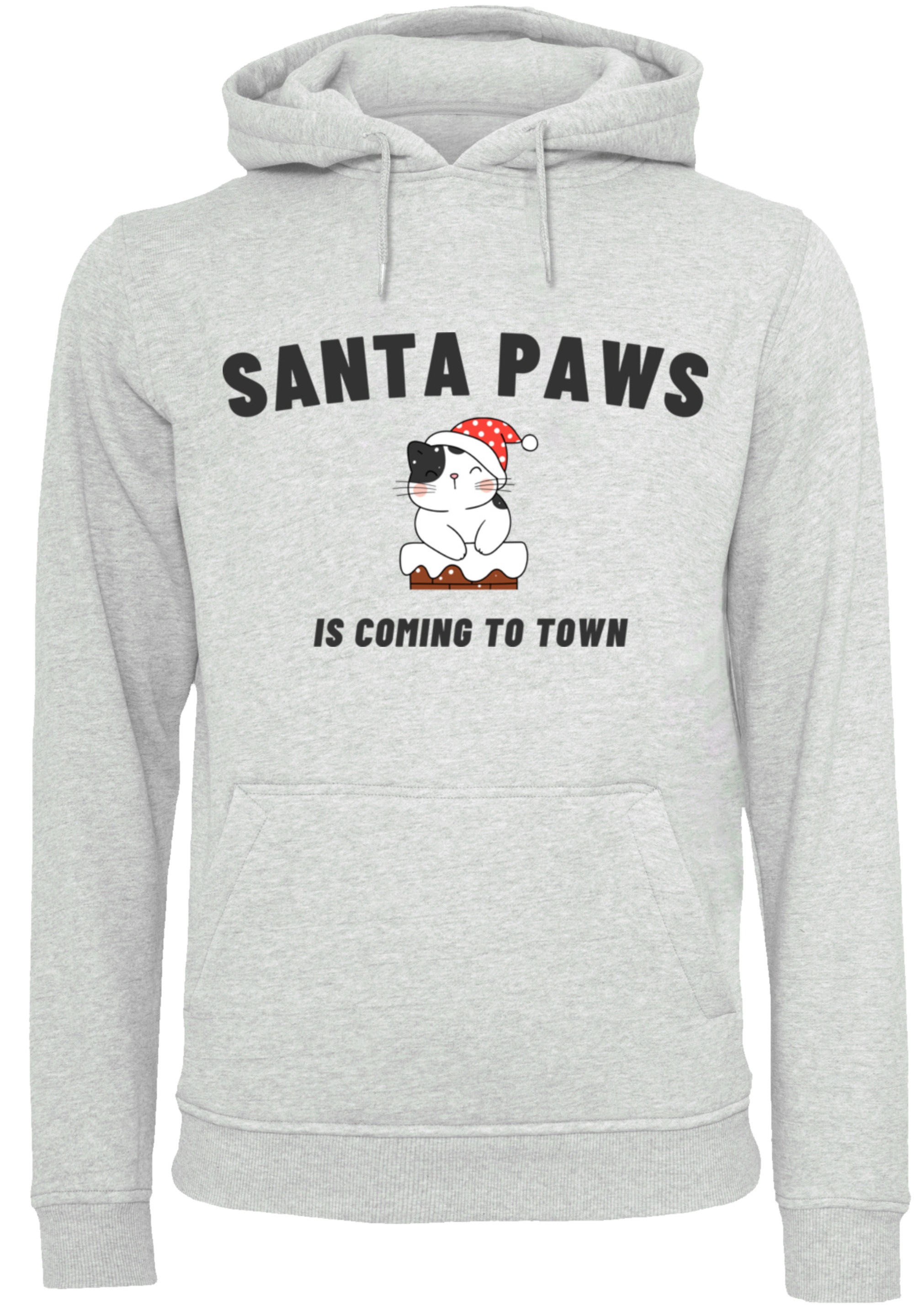 F4NT4STIC Kapuzenpullover »Santa Paws Christmas Cat«, Premium Qualität, Rock-Musik, Band