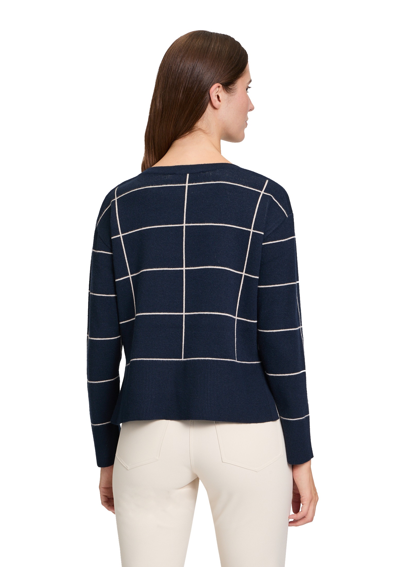 Betty Barclay Strickpullover »Betty Barclay Damen Strickpullover langarm«, (1 tlg.), Saumschlitz