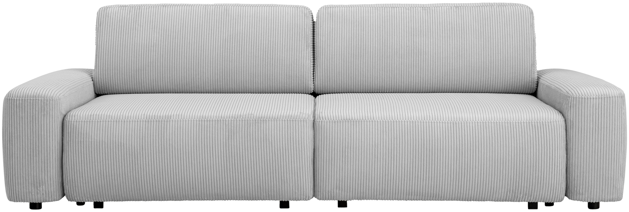 Home affaire 3-Sitzer "TORGE (257cm), Sofa,Schlafsofa in Cord, Samtvelours, günstig online kaufen