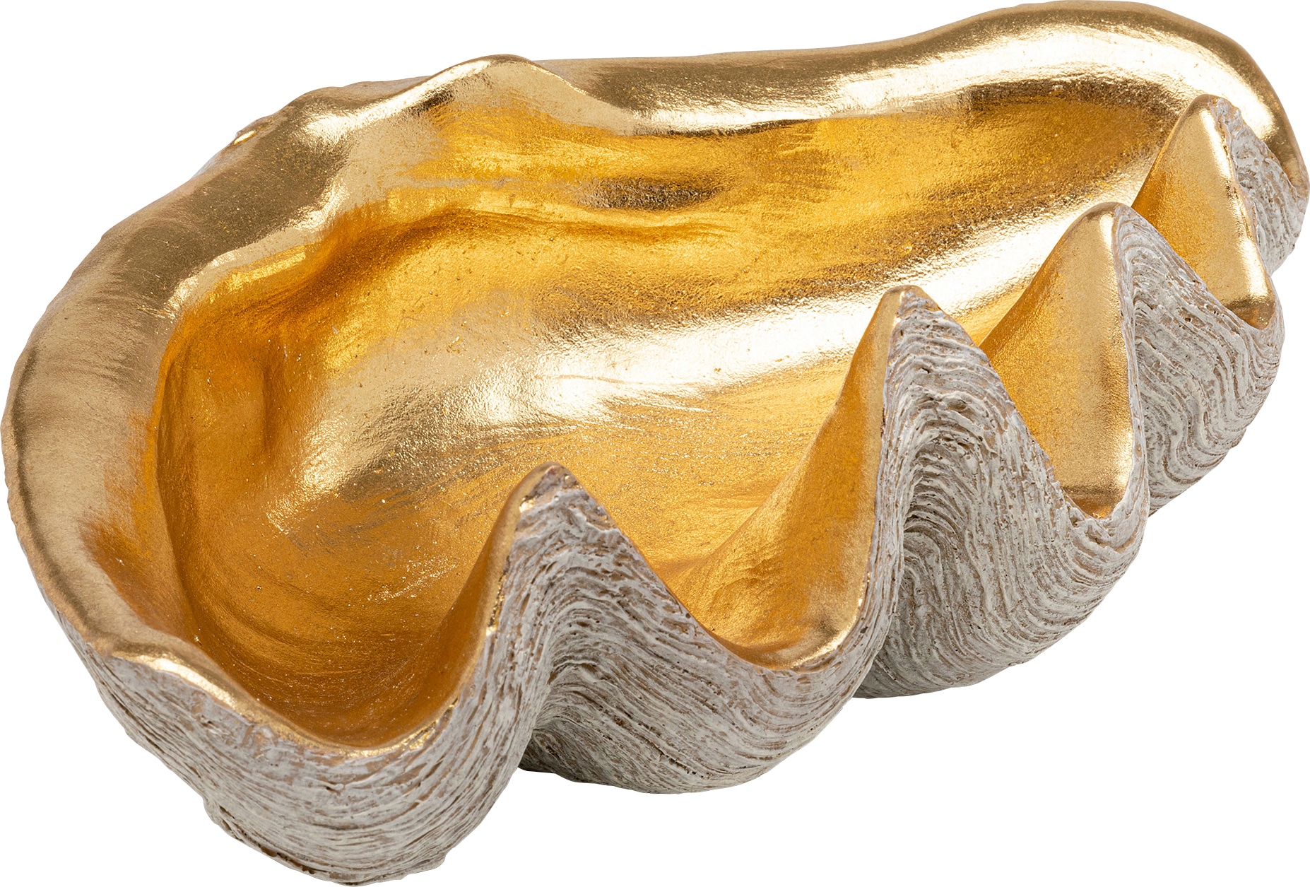Kare Design Schale »Noble Shell 41x27cm« aus Polyresin (Kunststein) aus Polyresin