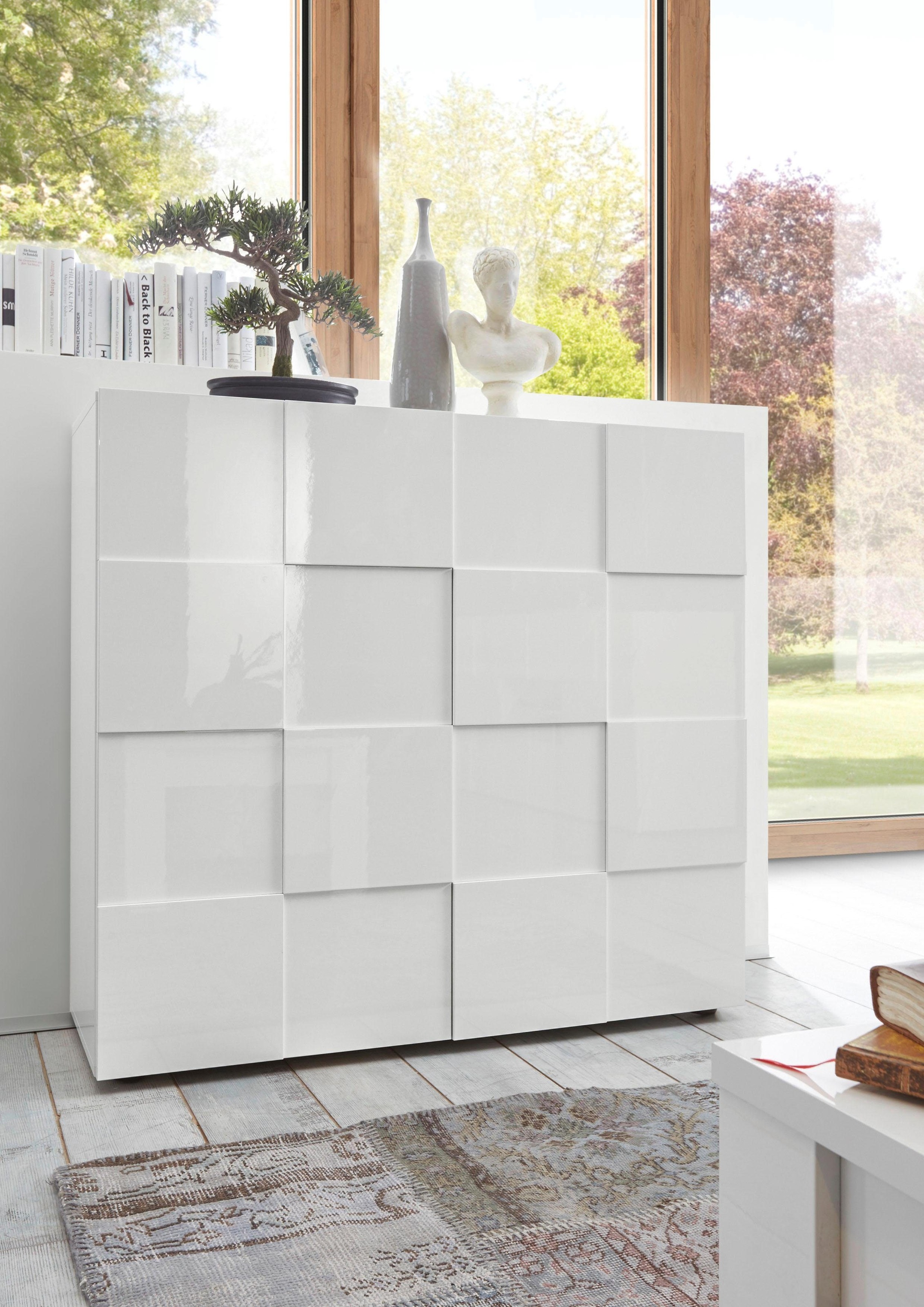 Home affaire Highboard "Dama Höhe 111 cm, Breite 121 cm, Kommode 2 Türen, H günstig online kaufen