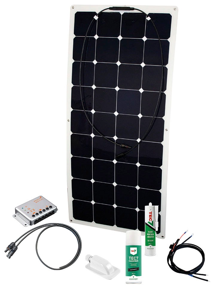 PHAESUN Solaranlage "Energy Generation Kit, Flex Rise 130 W", blau, Solarmodule