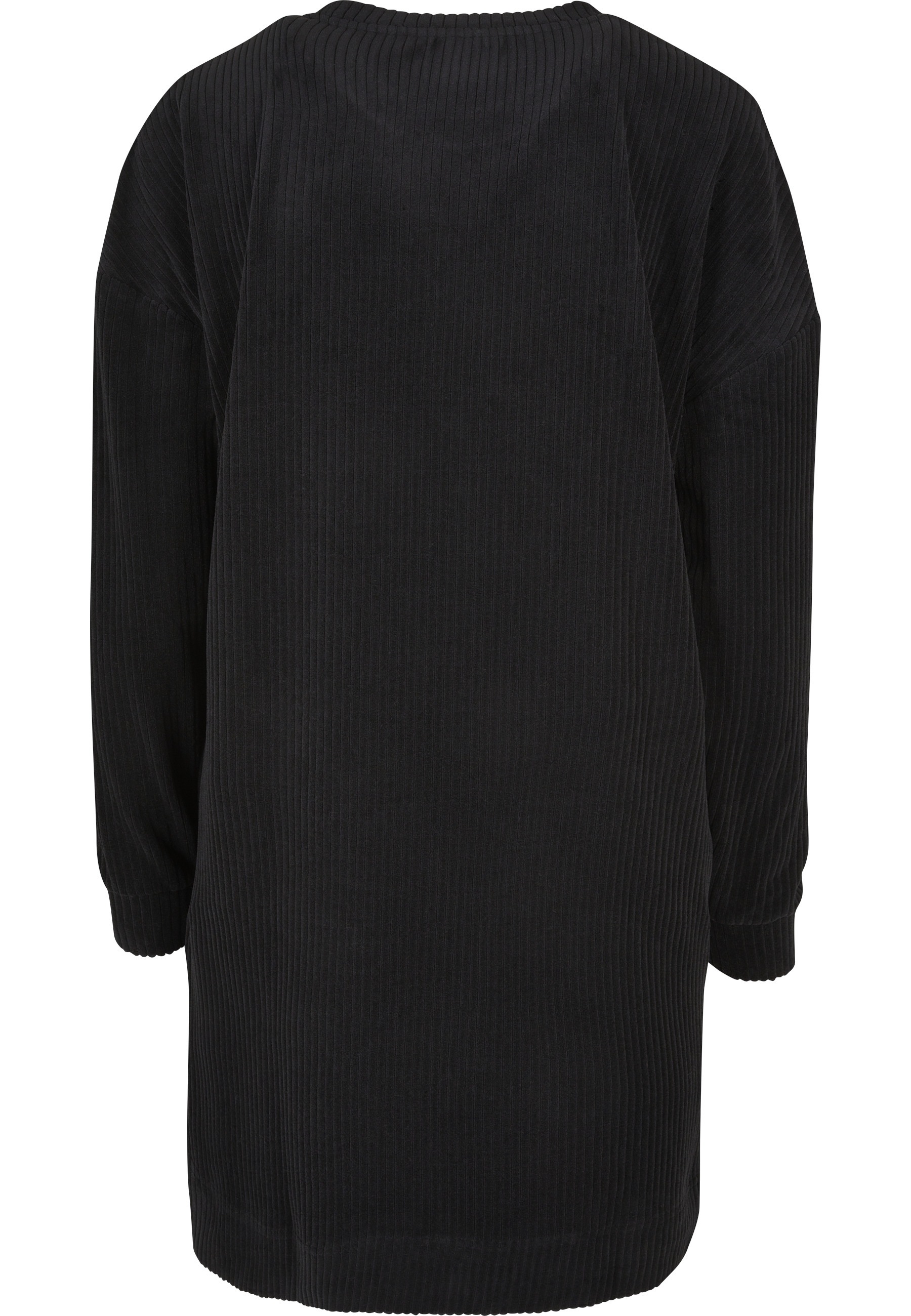 URBAN CLASSICS Shirtkleid »Urban Classics Damen Ladies Velvet Rib Crew Dress« 1 Stk. tlg.