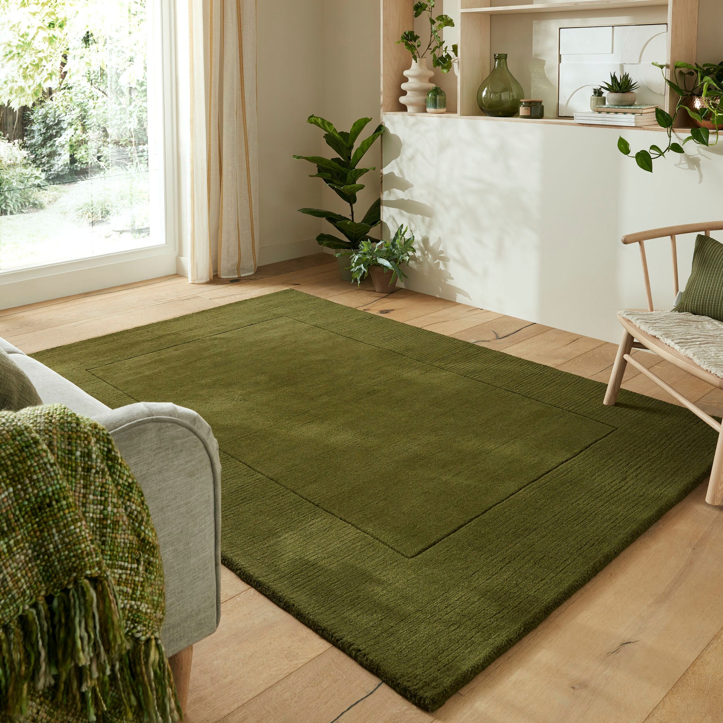 FLAIR RUGS Wollteppich »Tuscany«, rechteckig, 8 mm Höhe