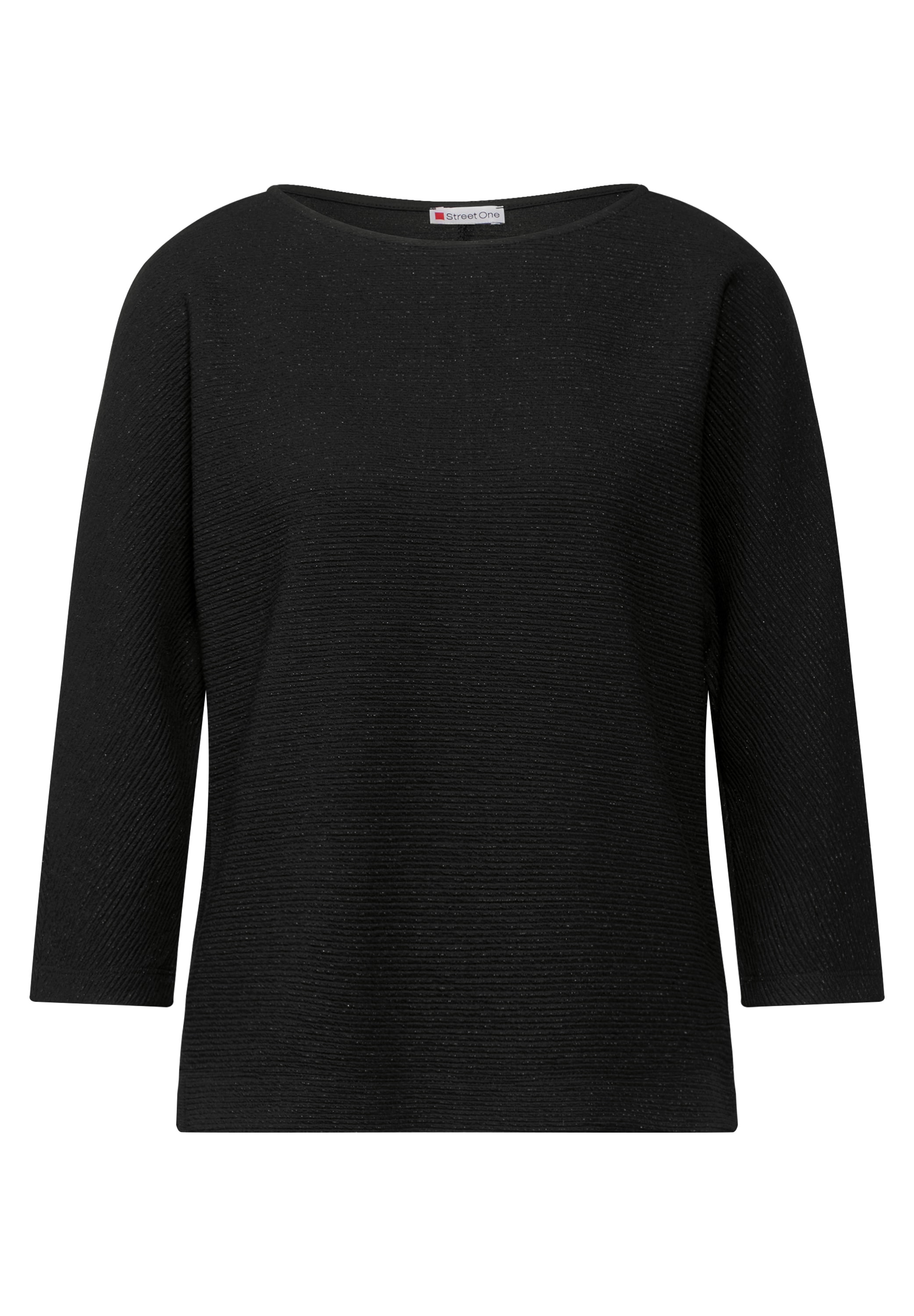 STREET ONE 3/4-Arm-Shirt, mit U-Boot-Ausschnitt