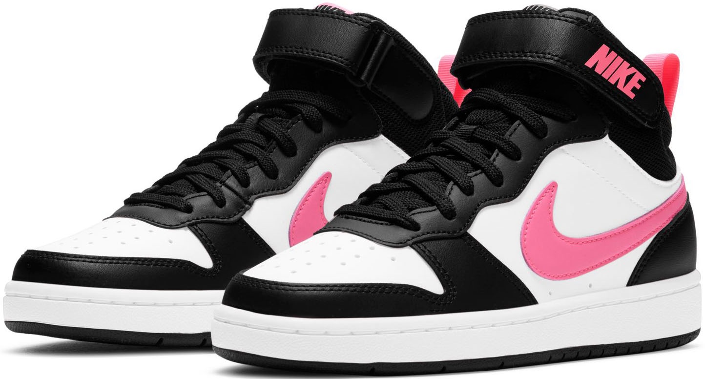 Nike Sportswear "COURT BOROUGH MID 2 (GS)" Design auf den Spuren des Air Force 1, für Kinder & Jugendliche