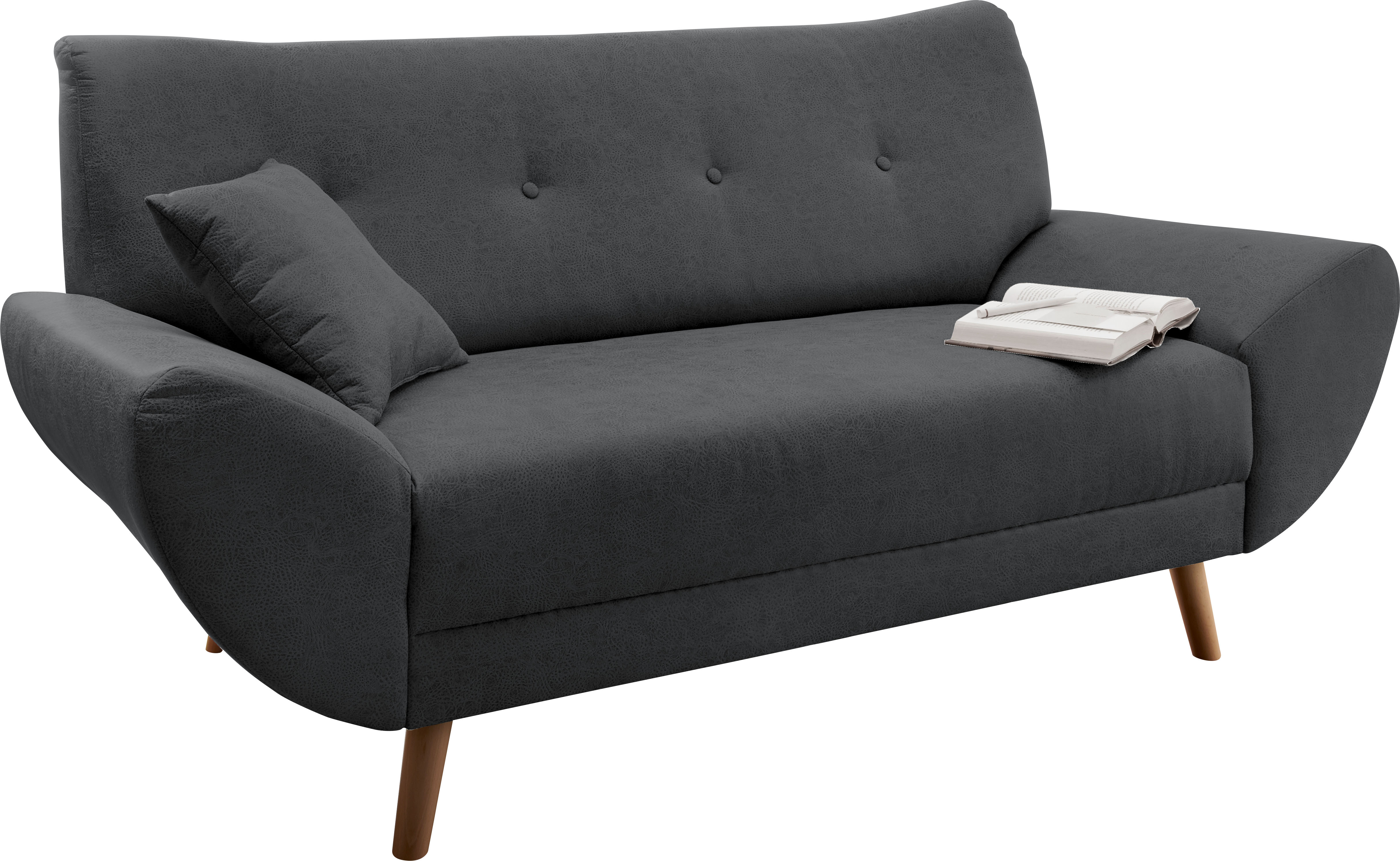 Home affaire 2-Sitzer "Basta, komfortable Wellenunterfederung, Breite 174cm"