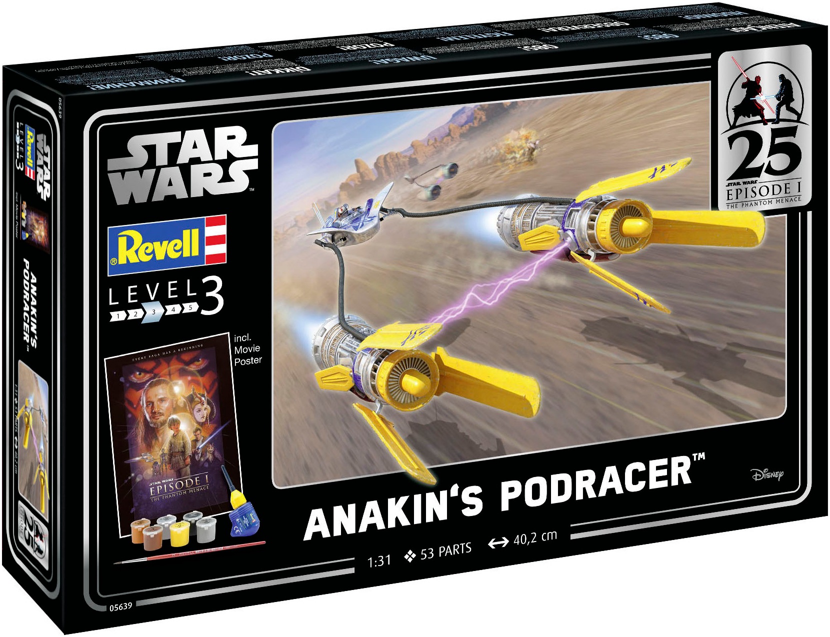 Revell® Modellbausatz »Geschenkset Anakin's Podracer, Star Wars«, Made in Europe