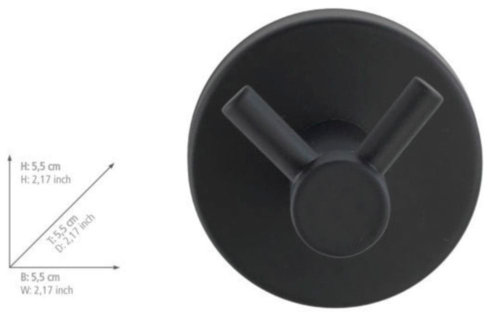 WENKO Doppelhaken »Bosio« inkl. Schrauben und Dübel