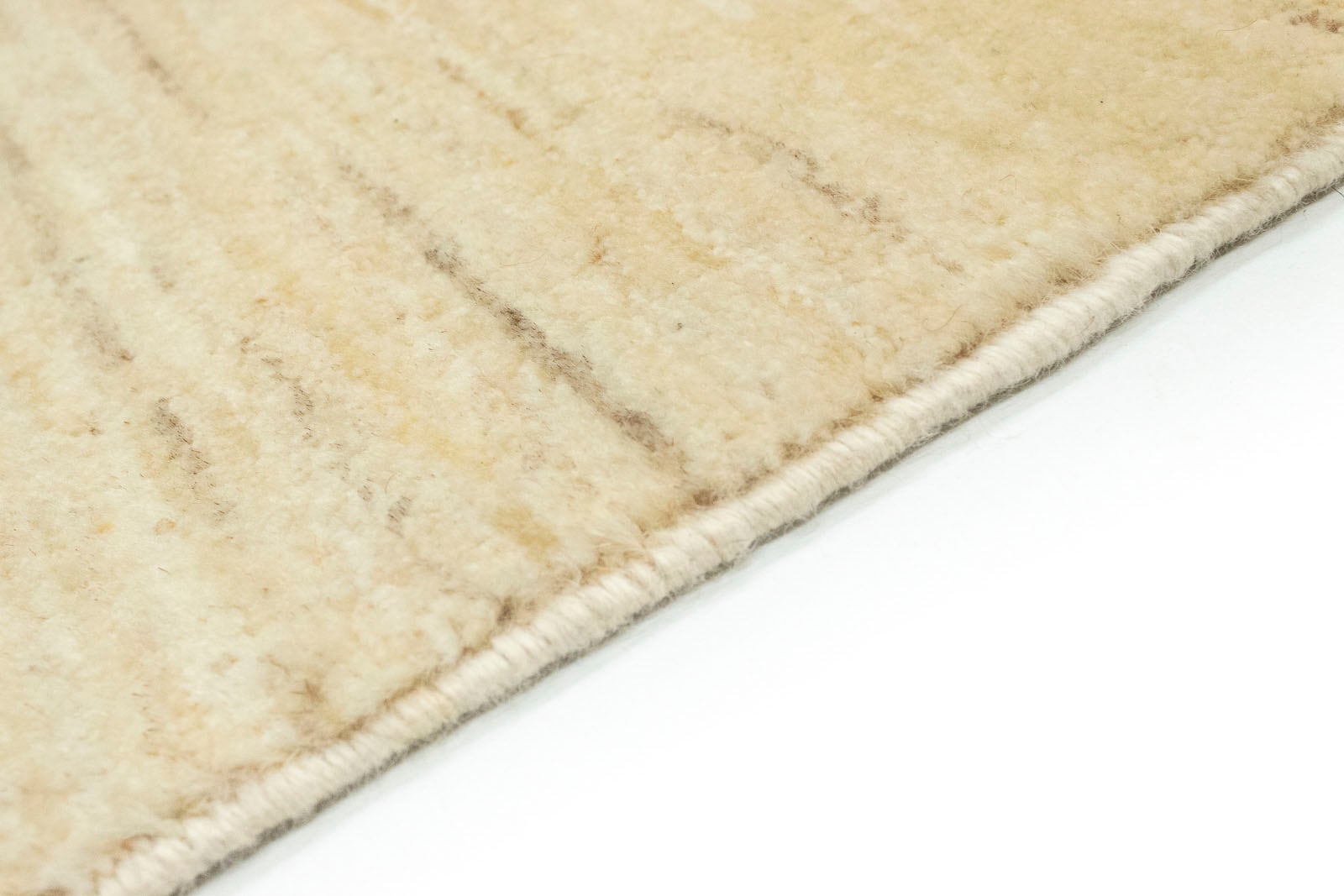morgenland Wollteppich »Gabbeh Teppich handgeknüpft naturweiß«, rechteckig,  handgeknüpft | BAUR | Kurzflor-Teppiche