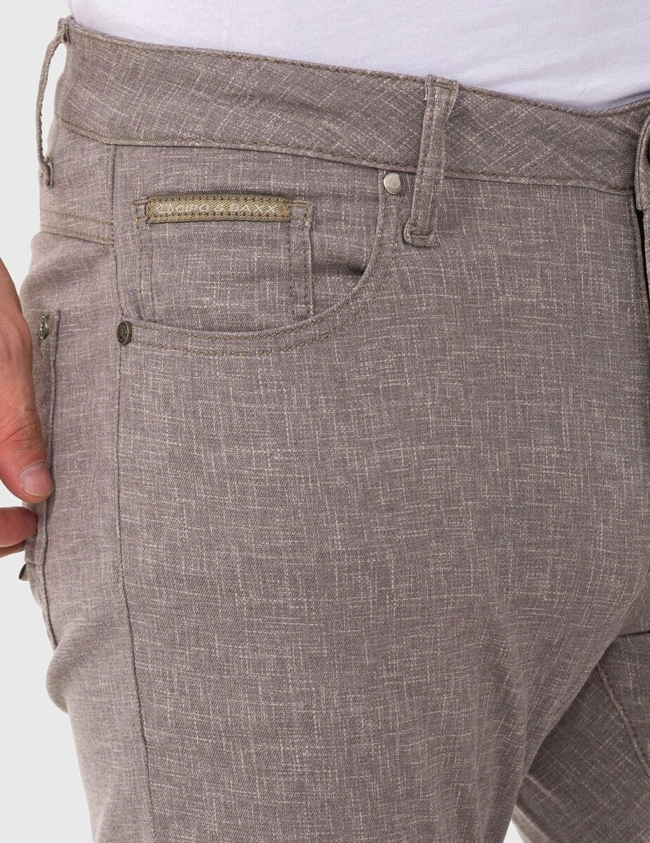 Stoffhose CIPO & BAXX "Hose", Herren, Gr. 31, Länge 34, grau, 41% Baumwolle, 37% Polyester, 20% Viskose, 2% Elasthan, unifarben, regular fit lang, Hosen Stoffhose, im unifarbenen Look 3