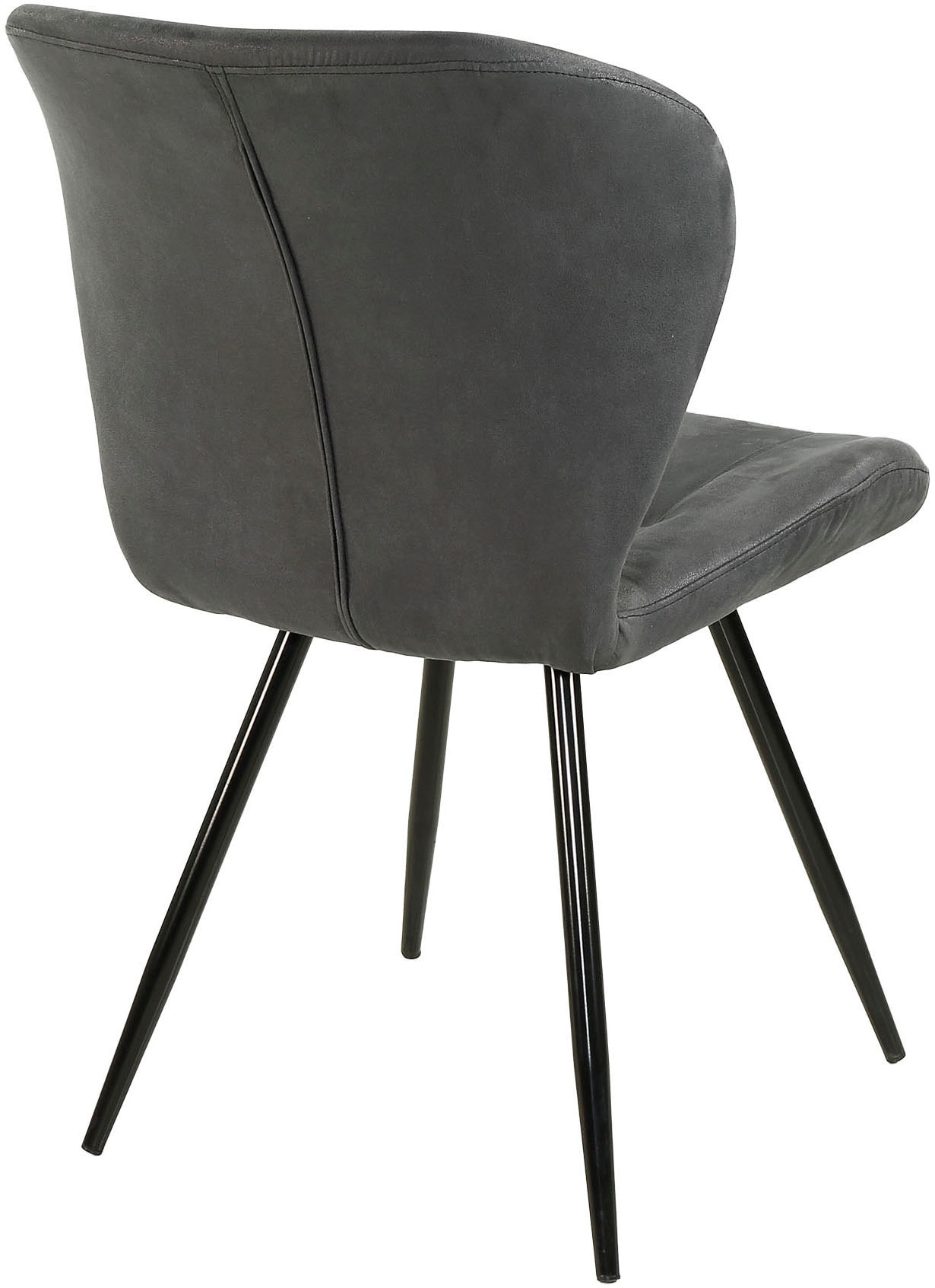 Jockenhöfer Gruppe Essgruppe »Olbia/Düren, Sitzgruppe (Set, 5-tlg., 1 Ausziehtisch und 4 Stühle)« 5 tlg. Tisch mit Butterflyauszug, 120-160 cm, Wildeiche
