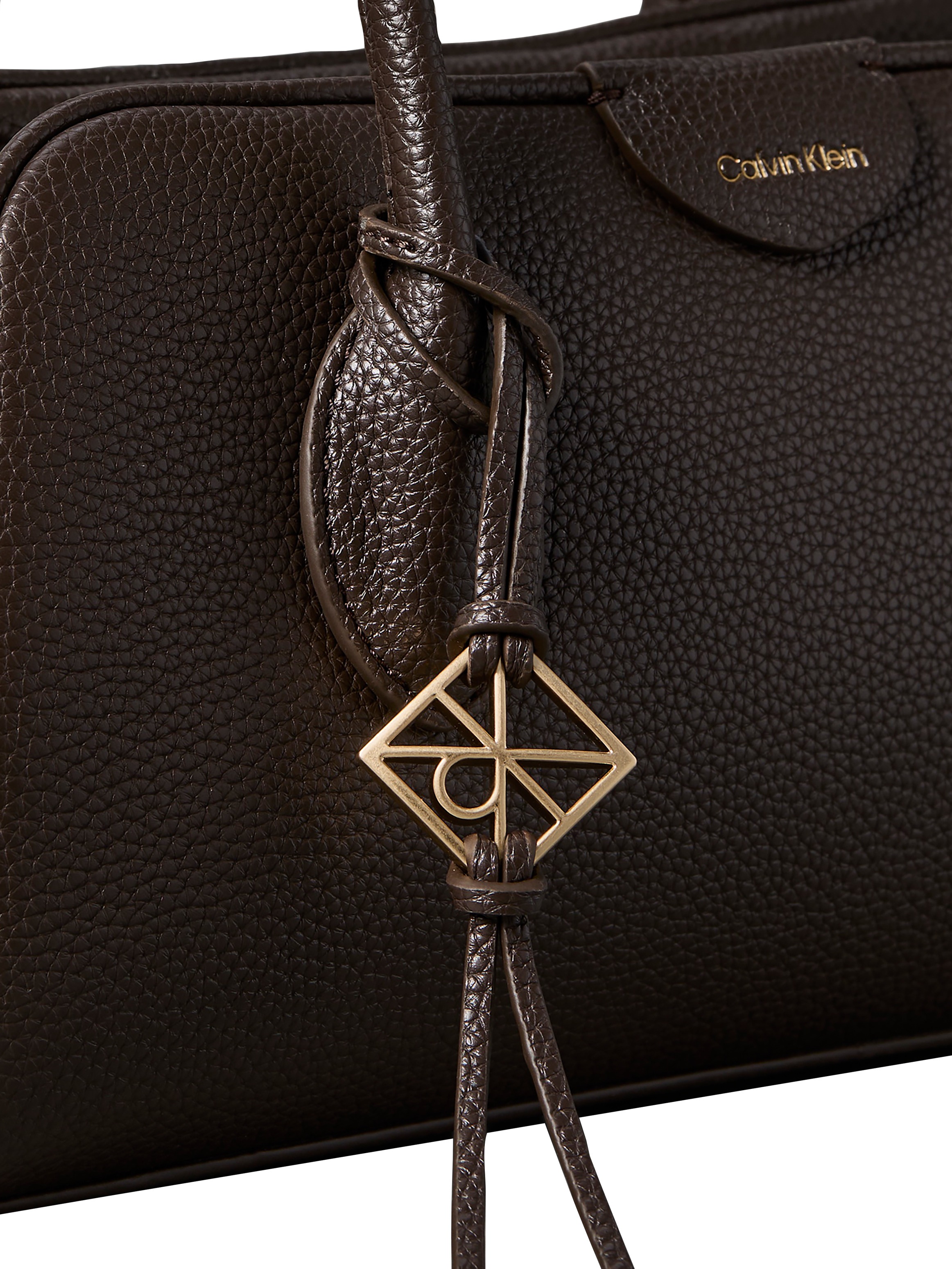 Calvin Klein Schultertasche »EMBLEM TRIO PEBBLE SHOULDER BAG« Henkeltasche, Handtasche mit Schmucklogo