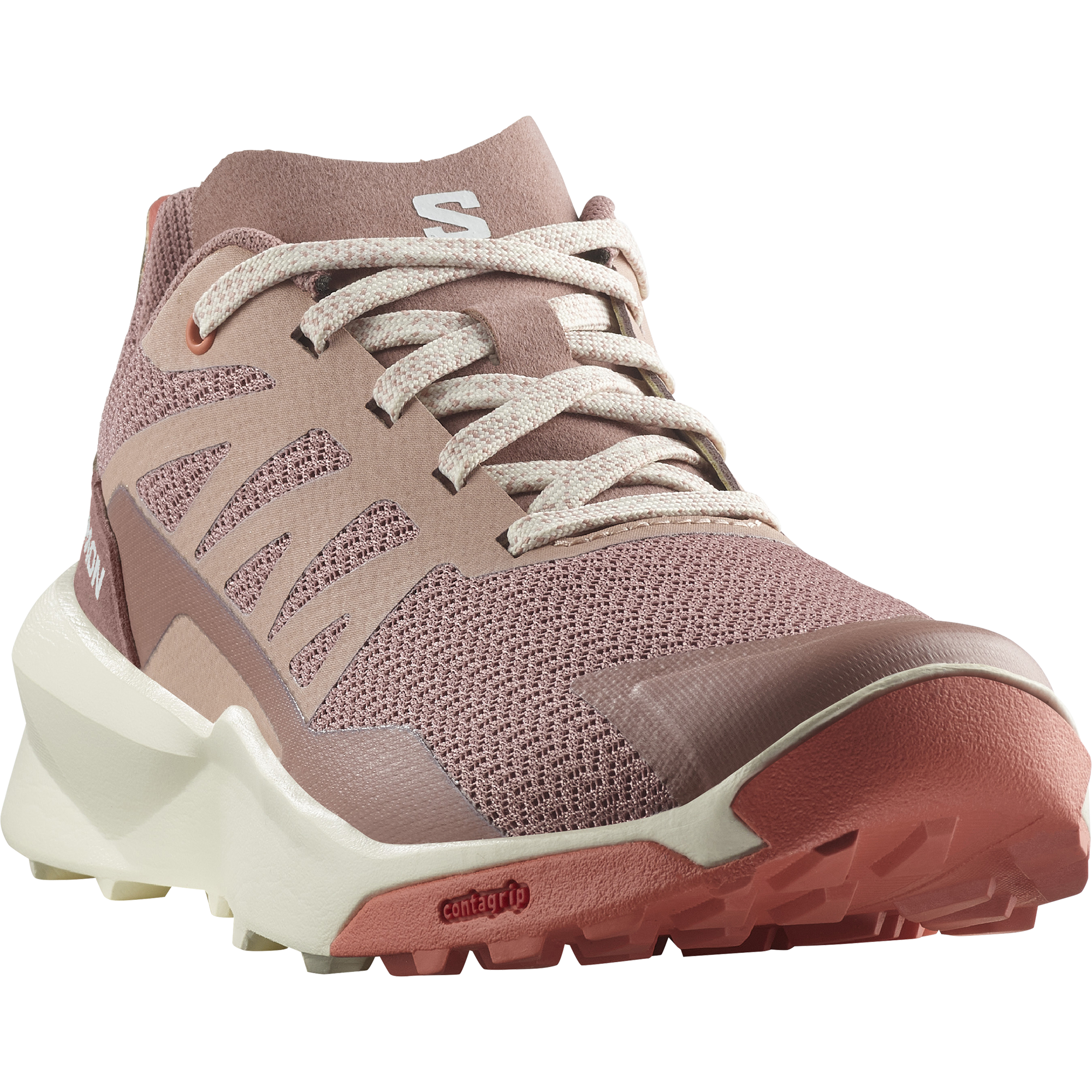 SALOMON Kinder Wanderschuh "PATROL J", Gr. 34burlwood, vanilla ice, emberglow, Synthetik, Textil, Schuhe, wasserdicht