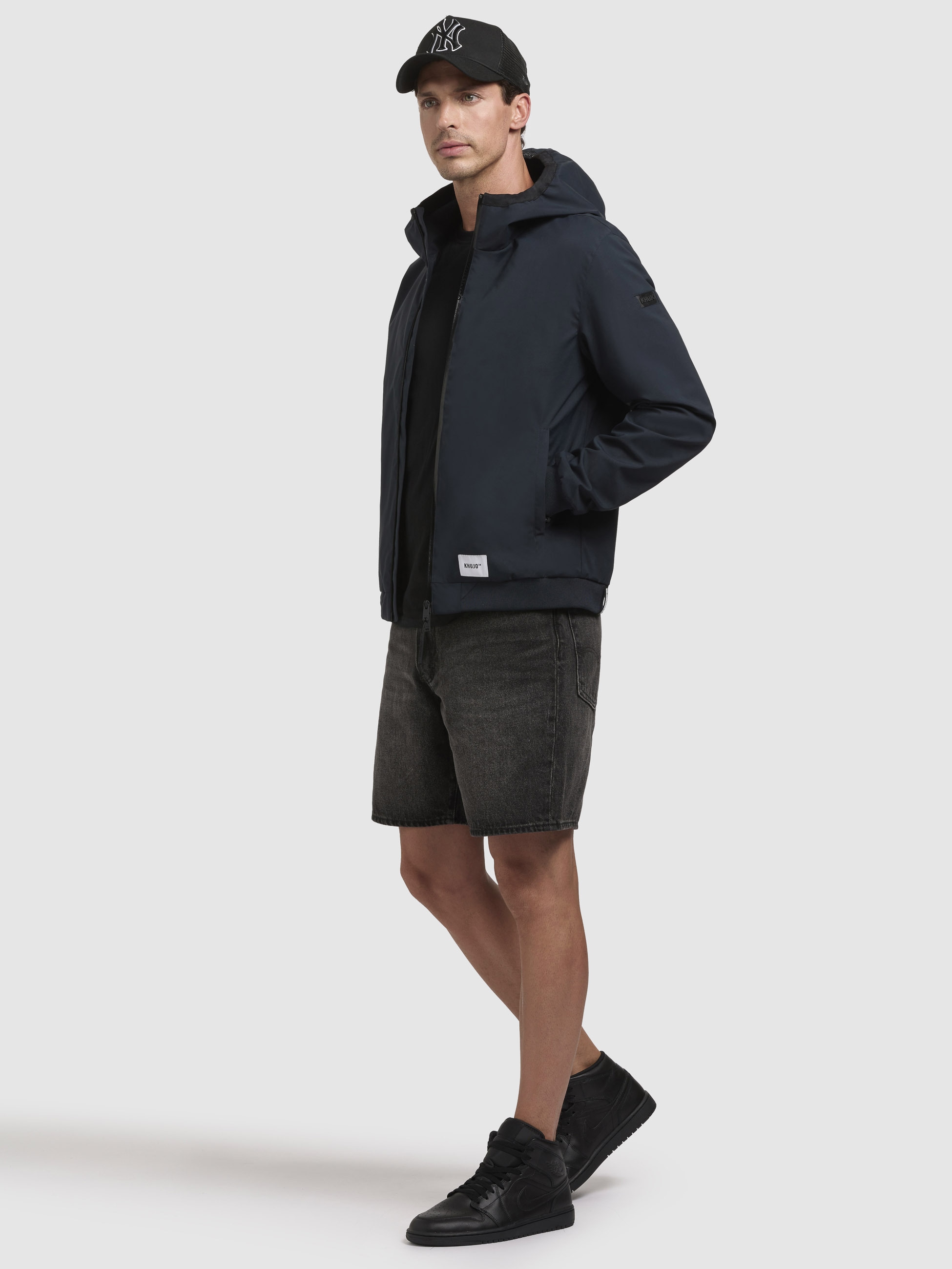 khujo Anorak »LARM«, mit Kapuze