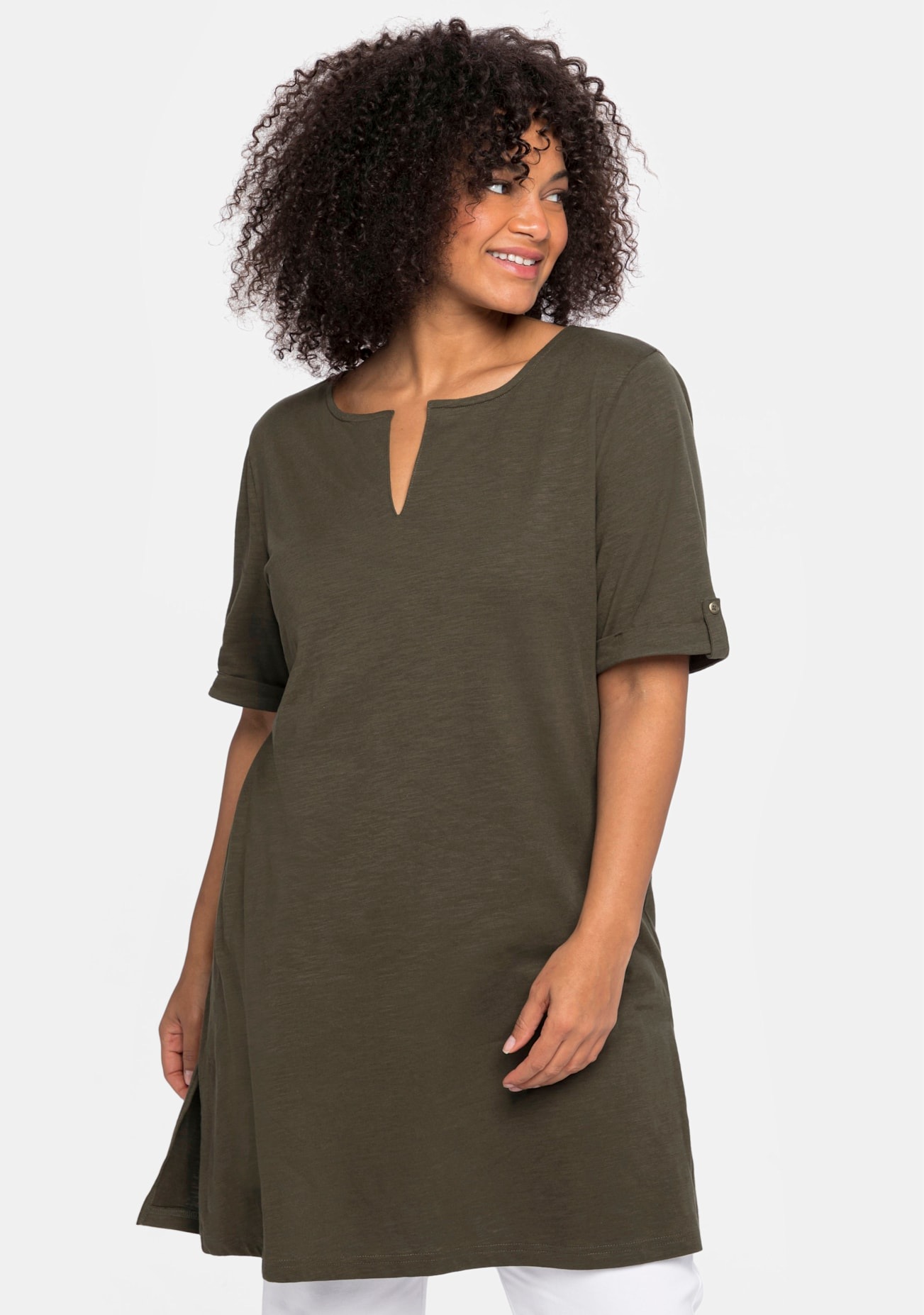 Sheego Longshirt "Longshirt" 1 Stk. günstig online kaufen