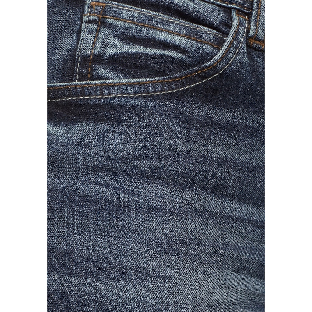 TOM TAILOR Straight-Jeans »Alexa Straight«, in gerader "Straight" 5-Pocket-Form