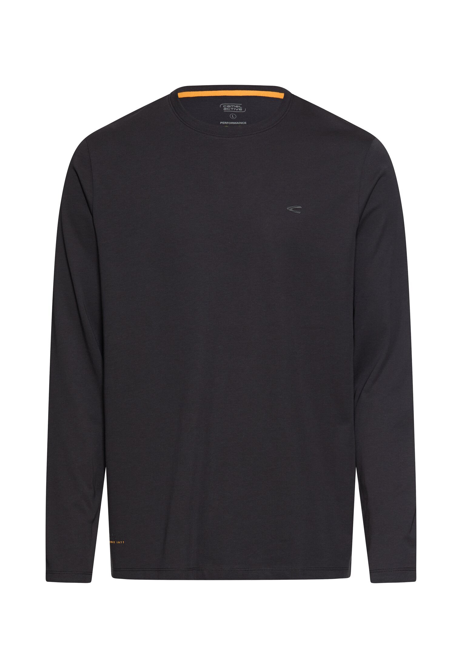 camel active Langarmshirt Longsleeve mit Stretch - unifarben