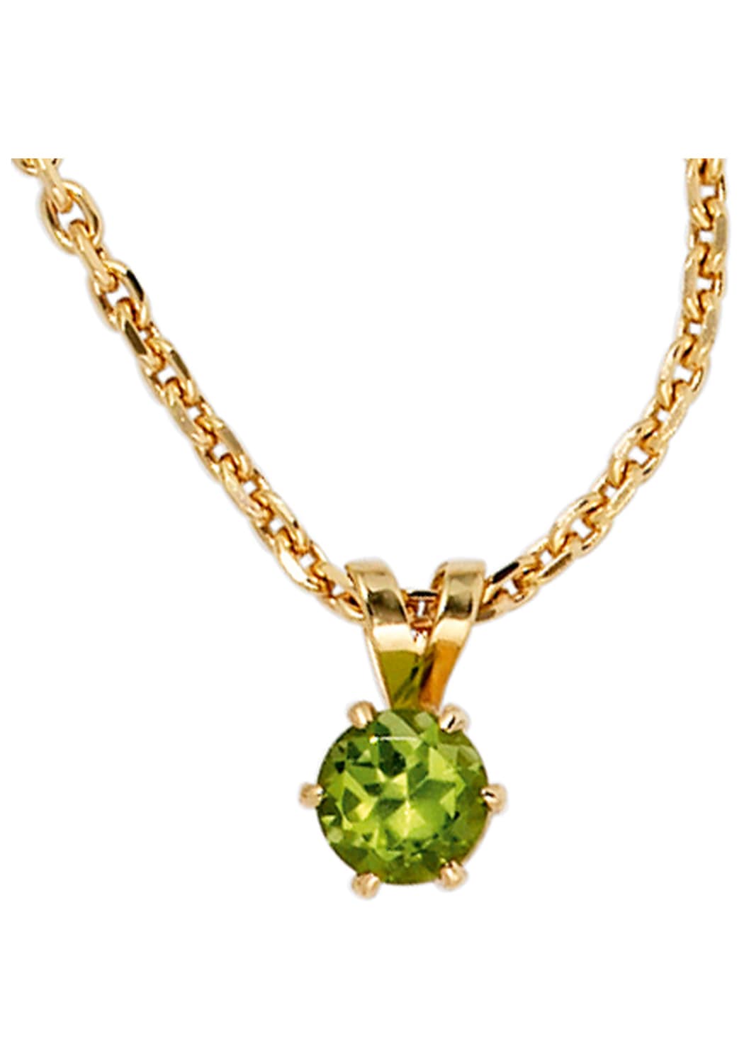 JOBO Kettenanhänger »Anhänger mit Peridot«, 585 Gold