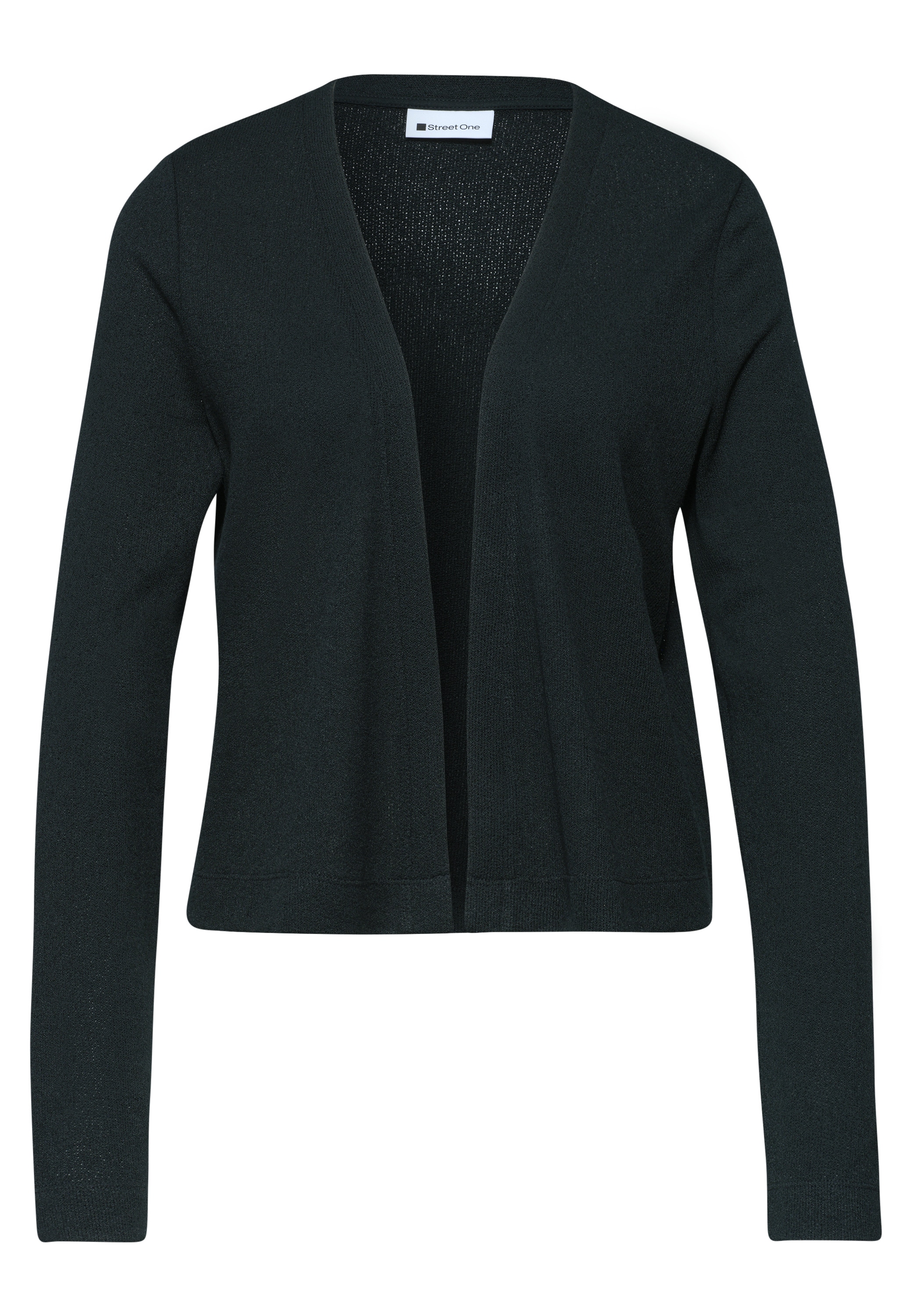 STREET ONE Shirtjacke »Style Nette« unifarben, offen zu tragen, in Strick-Optik