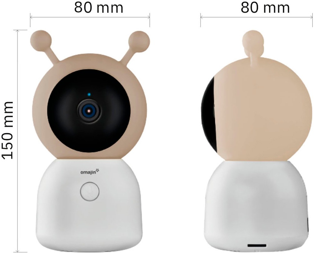 Omajin by Netatmo Überwachungskamera »Babyphone OBC-01-EC«, Innenbereich