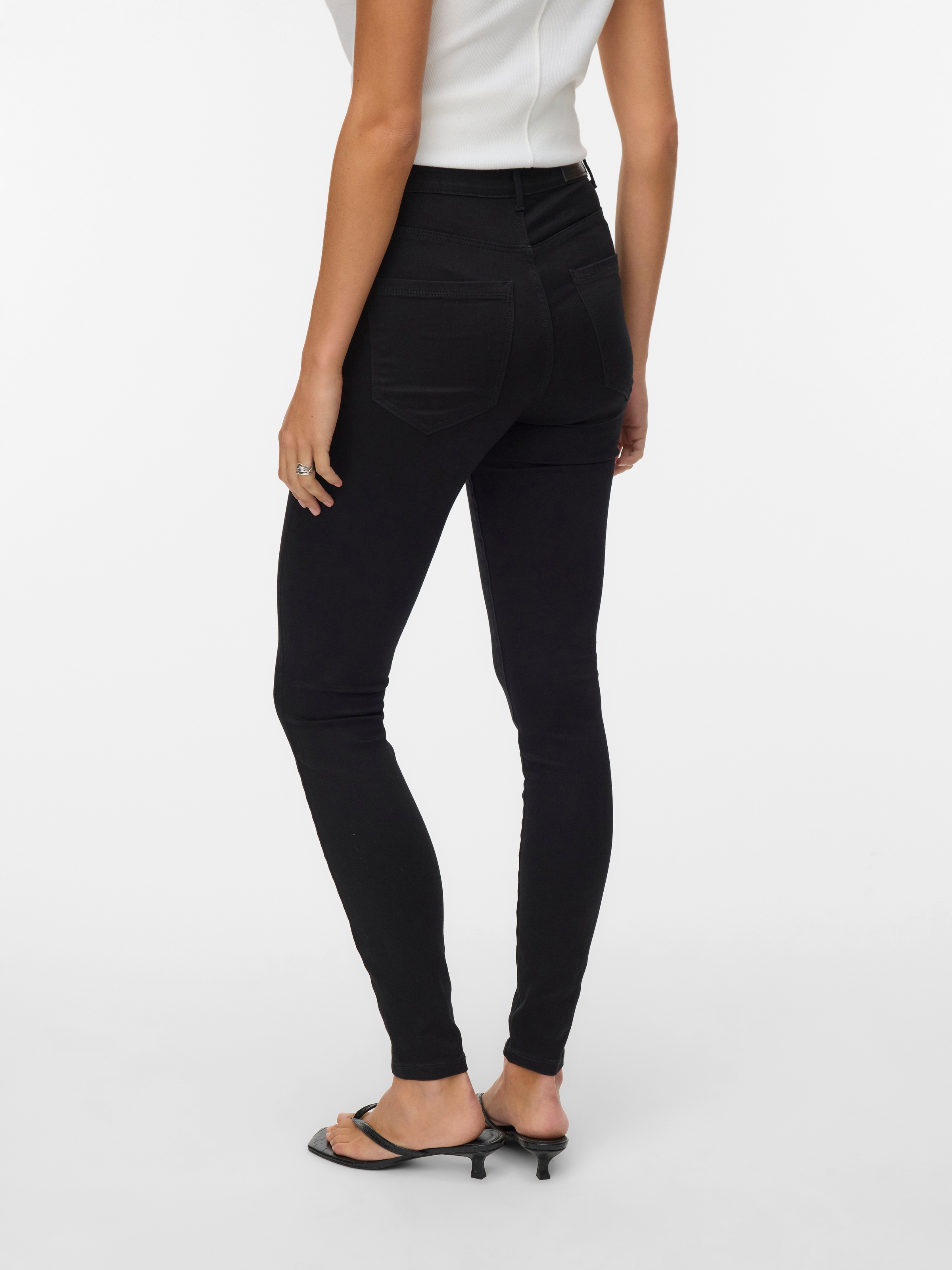 Vero Moda Jean Sophia High Waist Skinny Black L Femme 3
