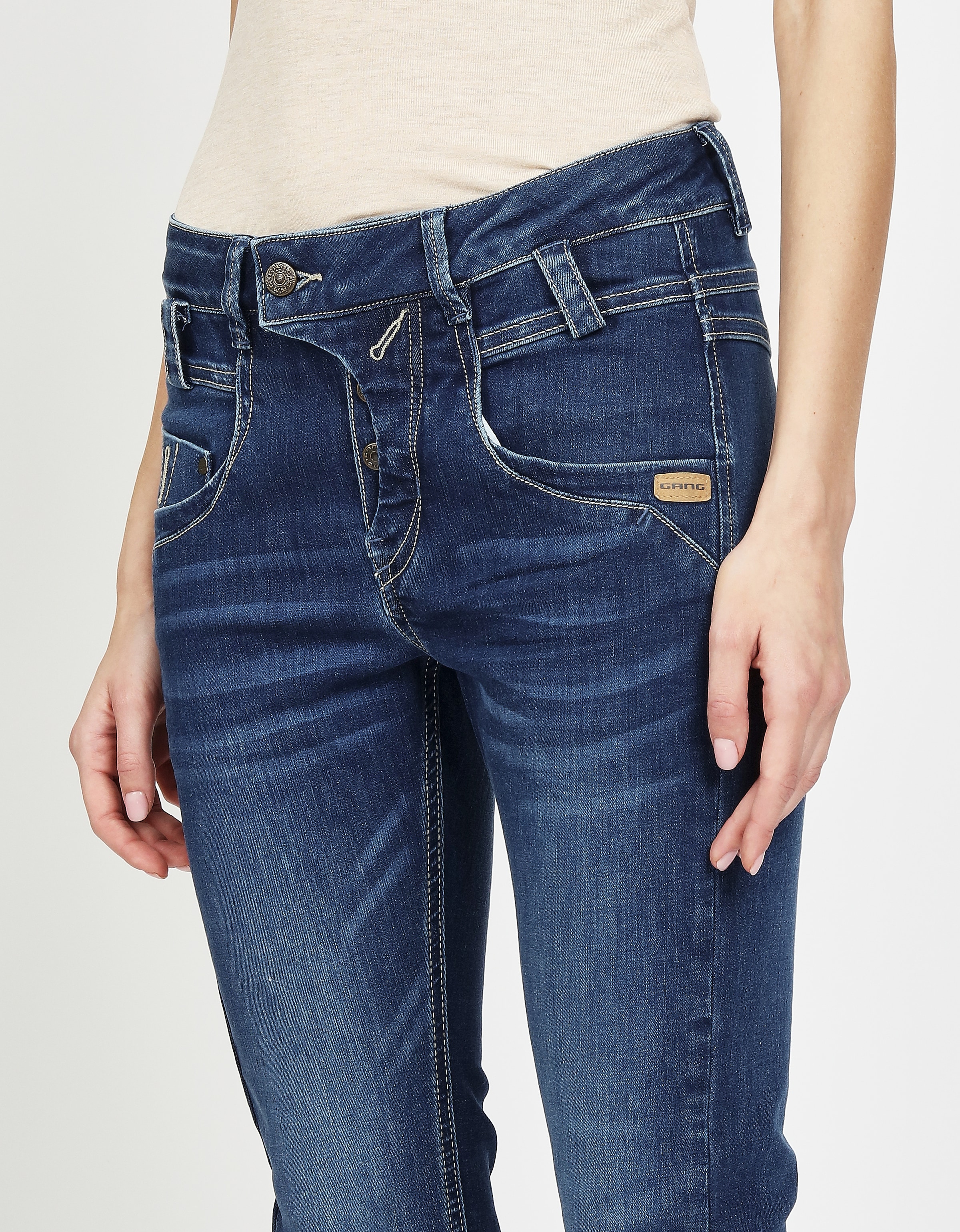 GANG Slim-fit-Jeans »94MARGE«, mit besonderem 4-Knopf-Verschluss