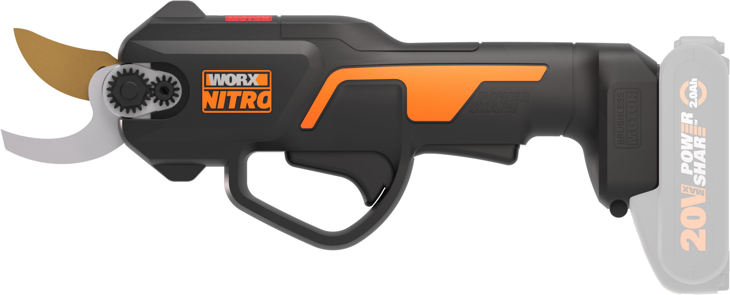 Worx Akku-Astschere »NITRO WG330E.9«, 25 mm Schnitt, ohne Akku und Ladegerät