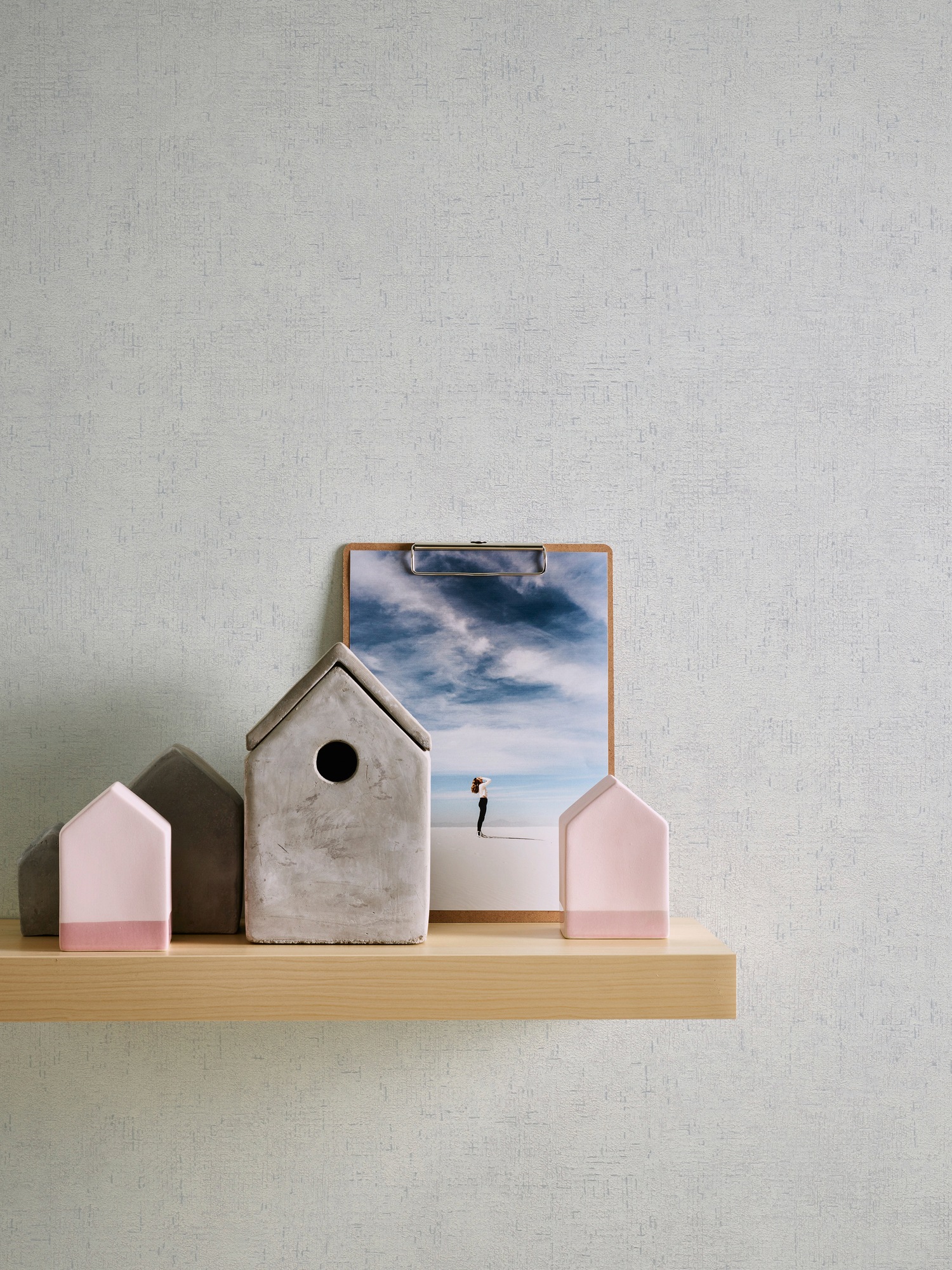 A.S. Création Vliestapete »Trendwall« Motiv | abstrakt | gemustert leicht strukturiert einfarbige Tapete Uni Tapeten Wohnzimmer Schlafzimmer Küche Flur Optik