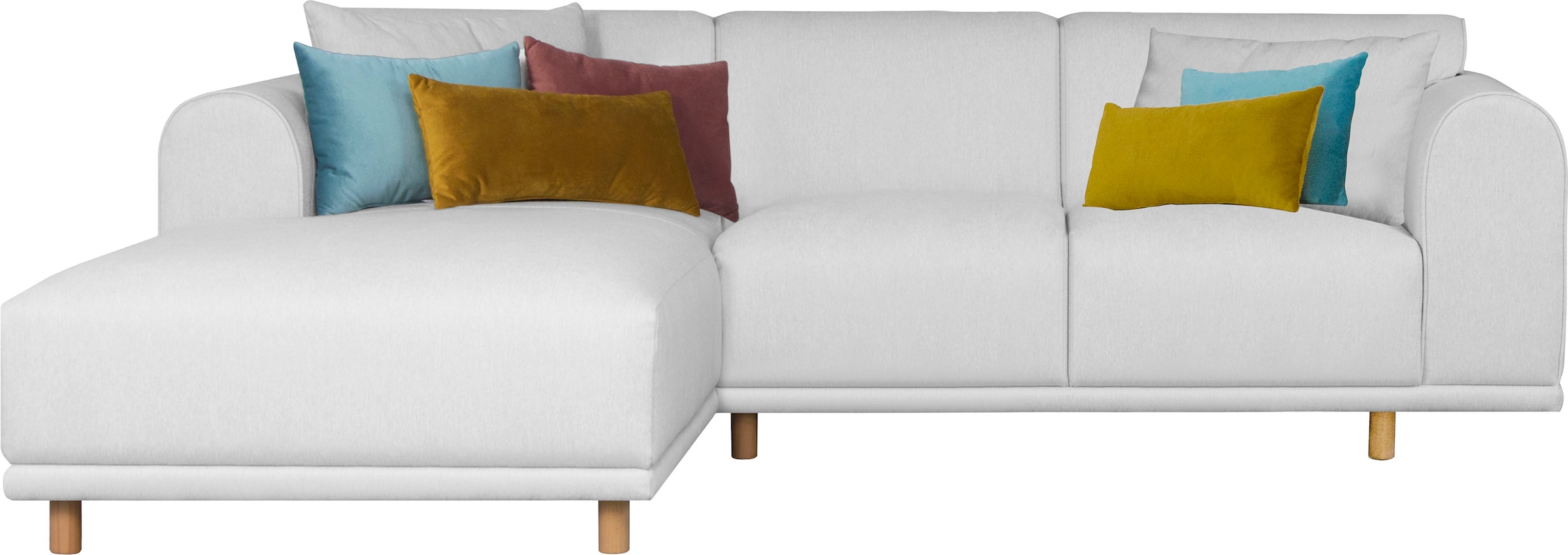 OTTO home Ecksofa "Maroon L-Form" in skandinavischem Design, mit losen Kiss günstig online kaufen